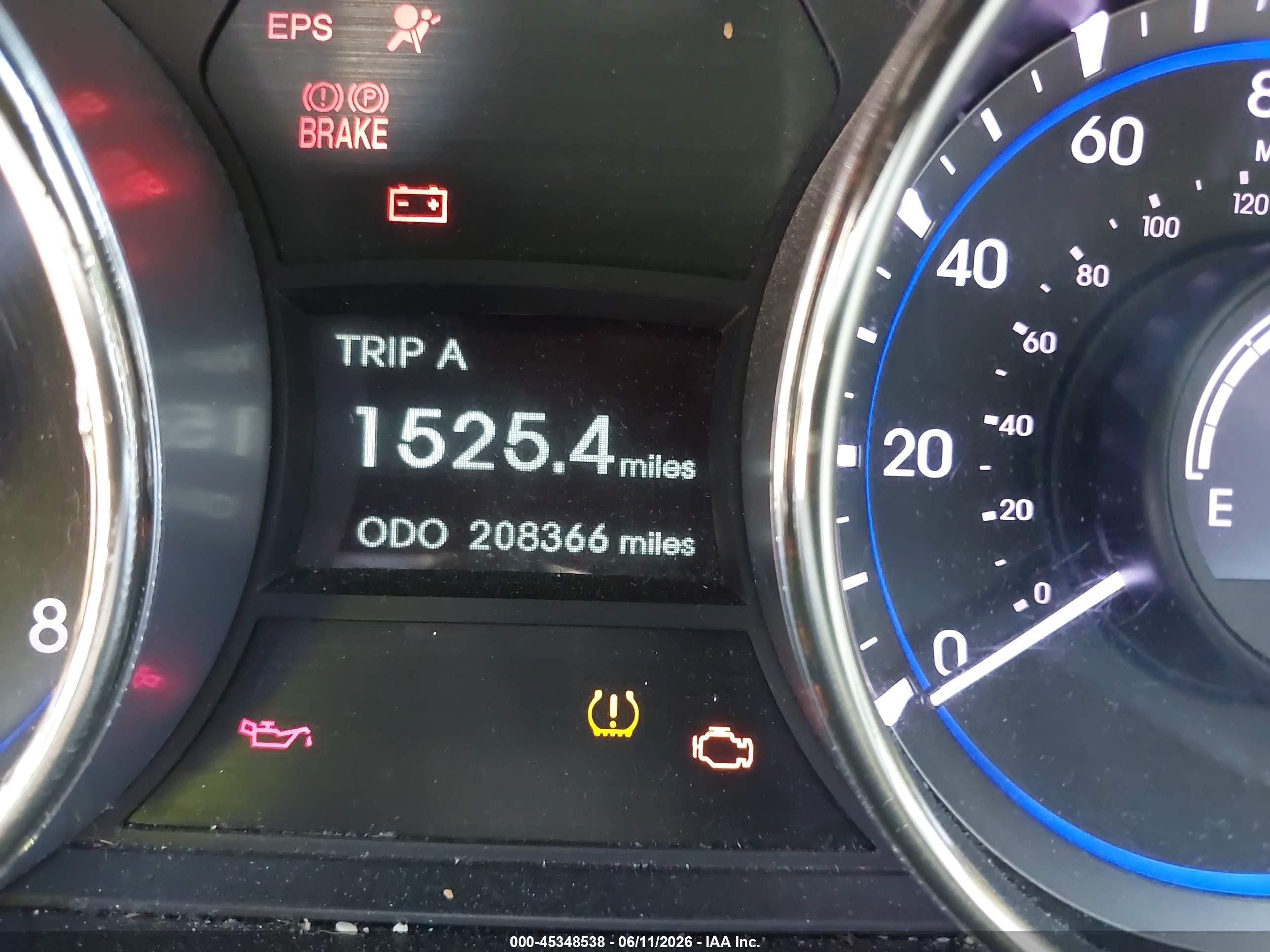 2011 Hyundai Sonata Gls Blue vin: 5NPEB4AC2BH292689
