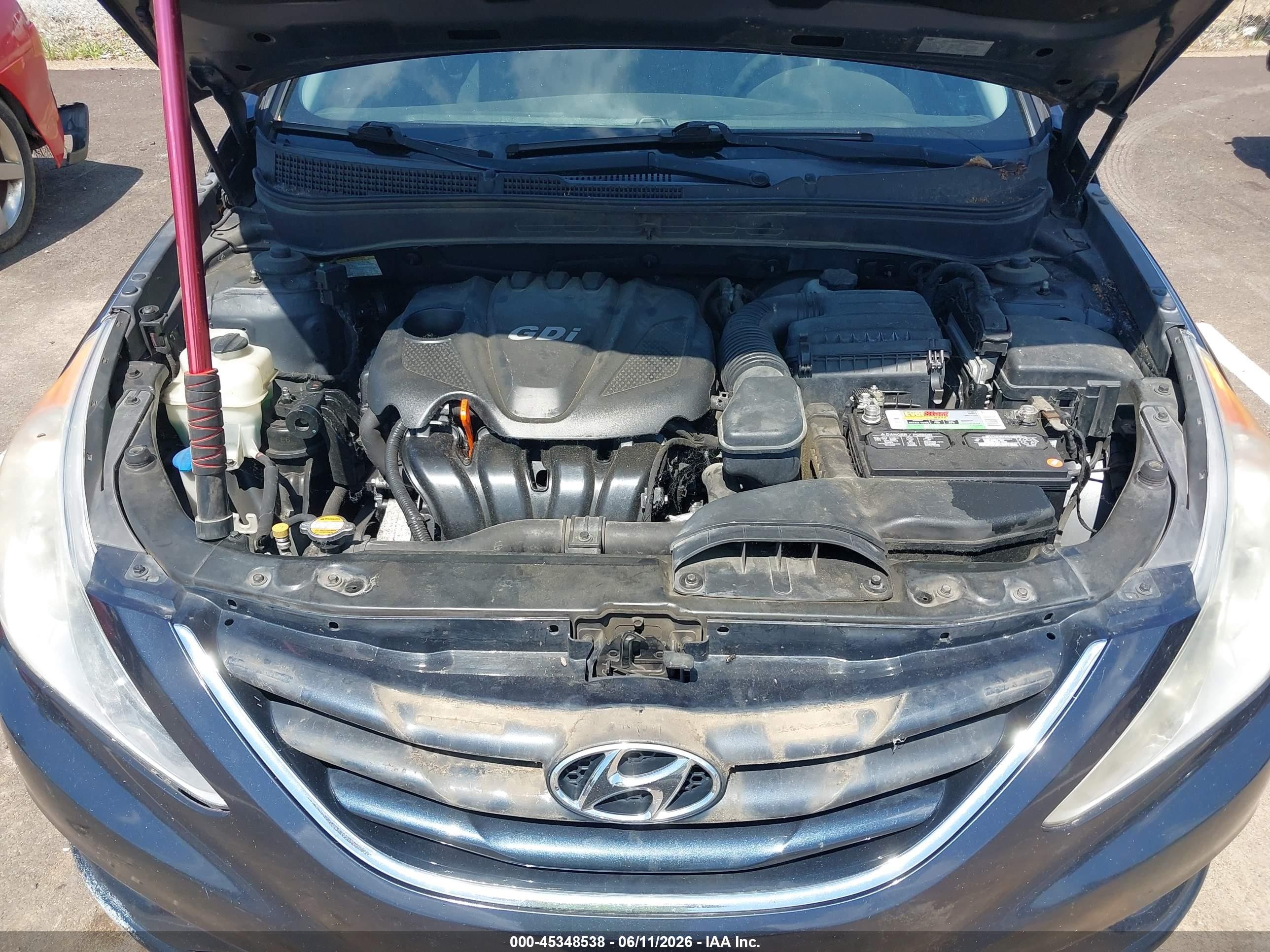 2011 Hyundai Sonata Gls Blue vin: 5NPEB4AC2BH292689