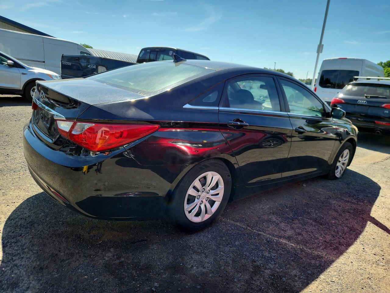 2011 Hyundai Sonata Gls Black vin: 5NPEB4AC2BH299142