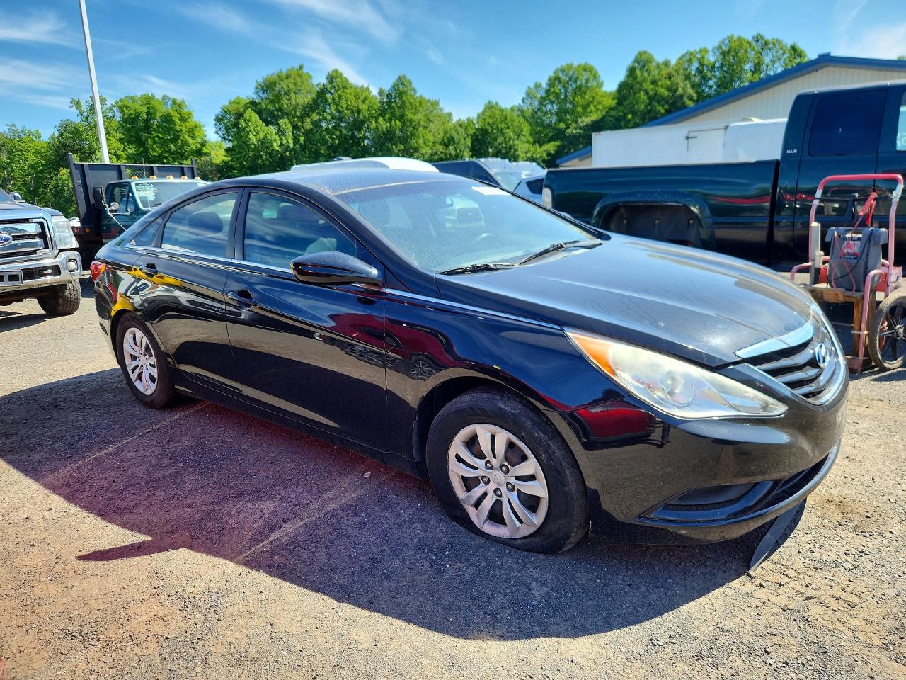 2011 Hyundai Sonata Gls Black vin: 5NPEB4AC2BH299142