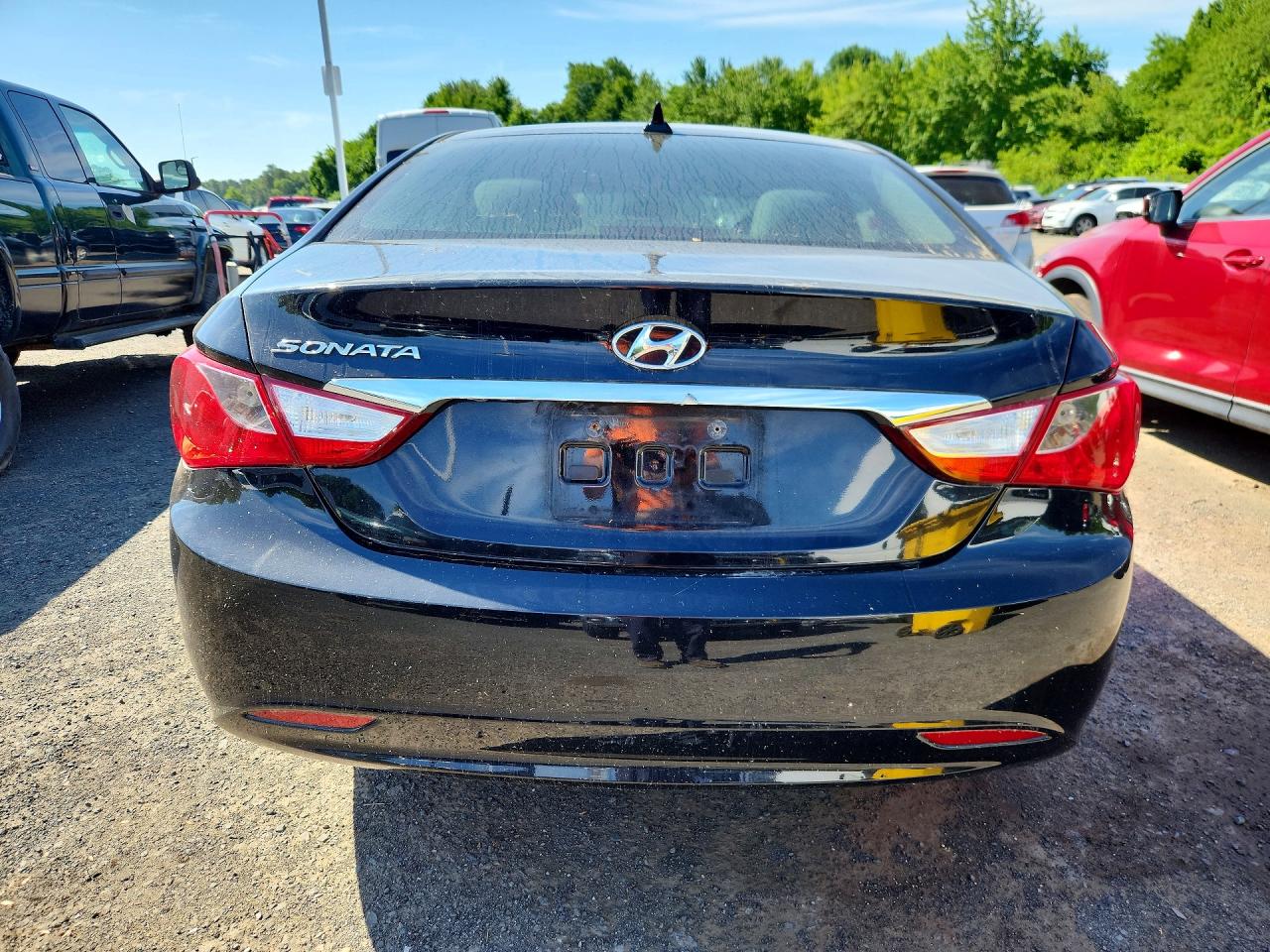 2011 Hyundai Sonata Gls Black vin: 5NPEB4AC2BH299142