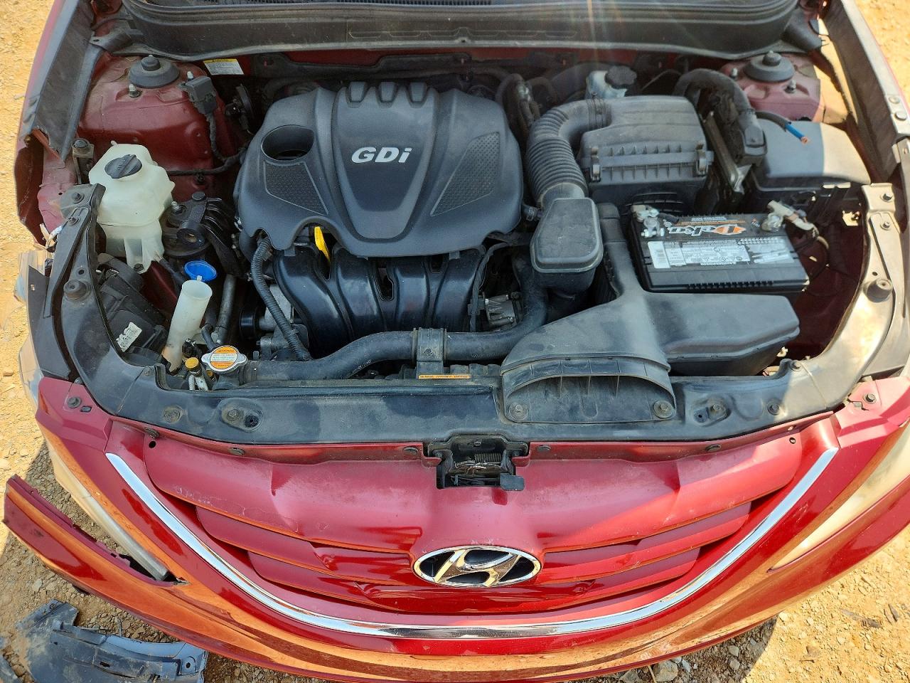 2011 Hyundai Sonata Gls Red vin: 5NPEB4AC2BH304629