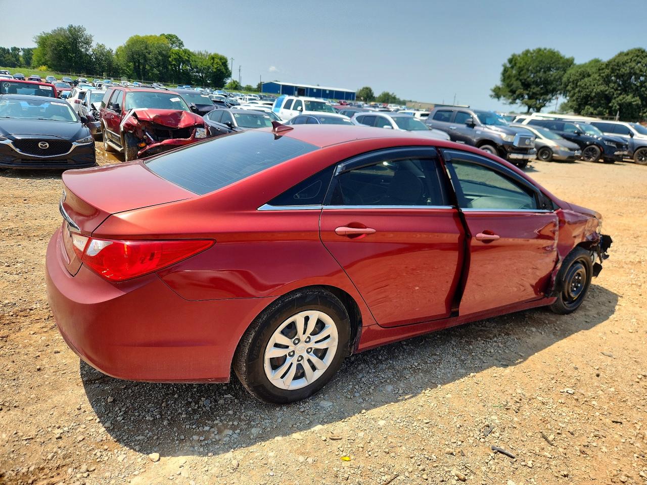2011 Hyundai Sonata Gls Red vin: 5NPEB4AC2BH304629