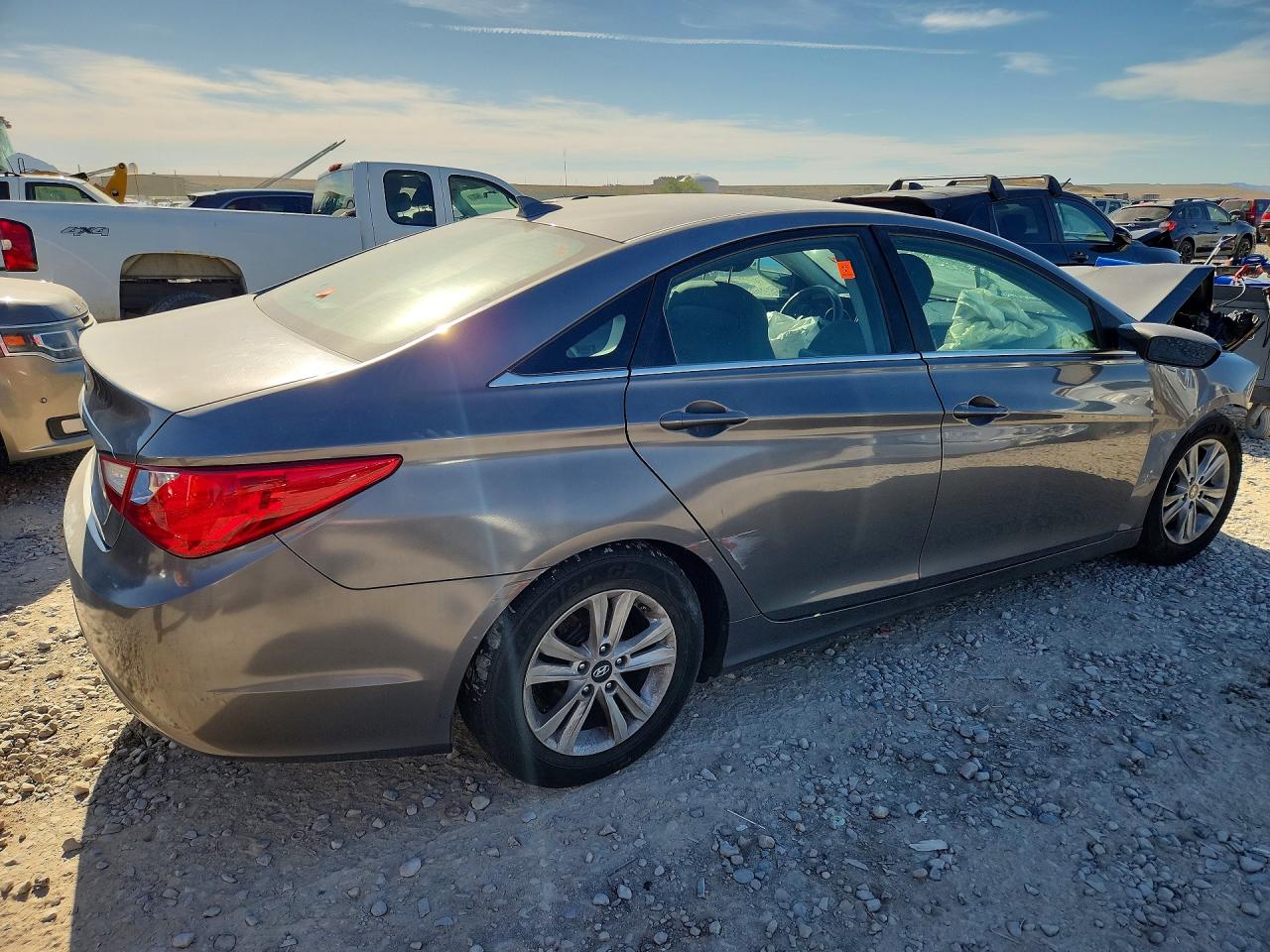2012 Hyundai Sonata Gls Gray vin: 5NPEB4AC2CH310772