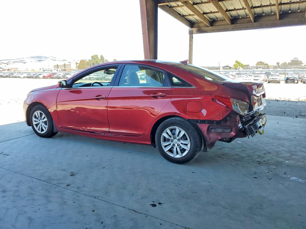 2012 Hyundai Sonata Gls Red vin: 5NPEB4AC2CH320220