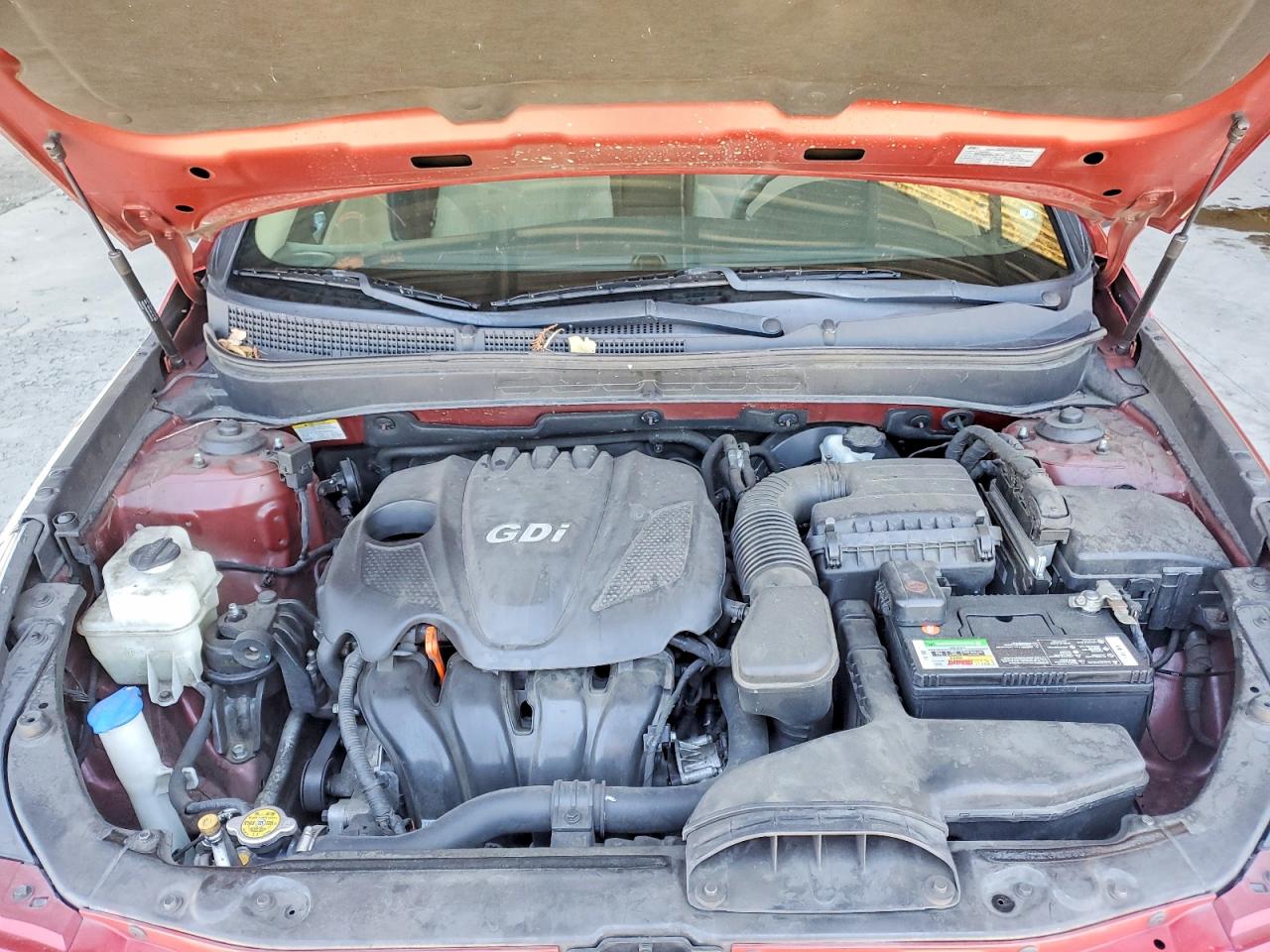 2012 Hyundai Sonata Gls Red vin: 5NPEB4AC2CH320220