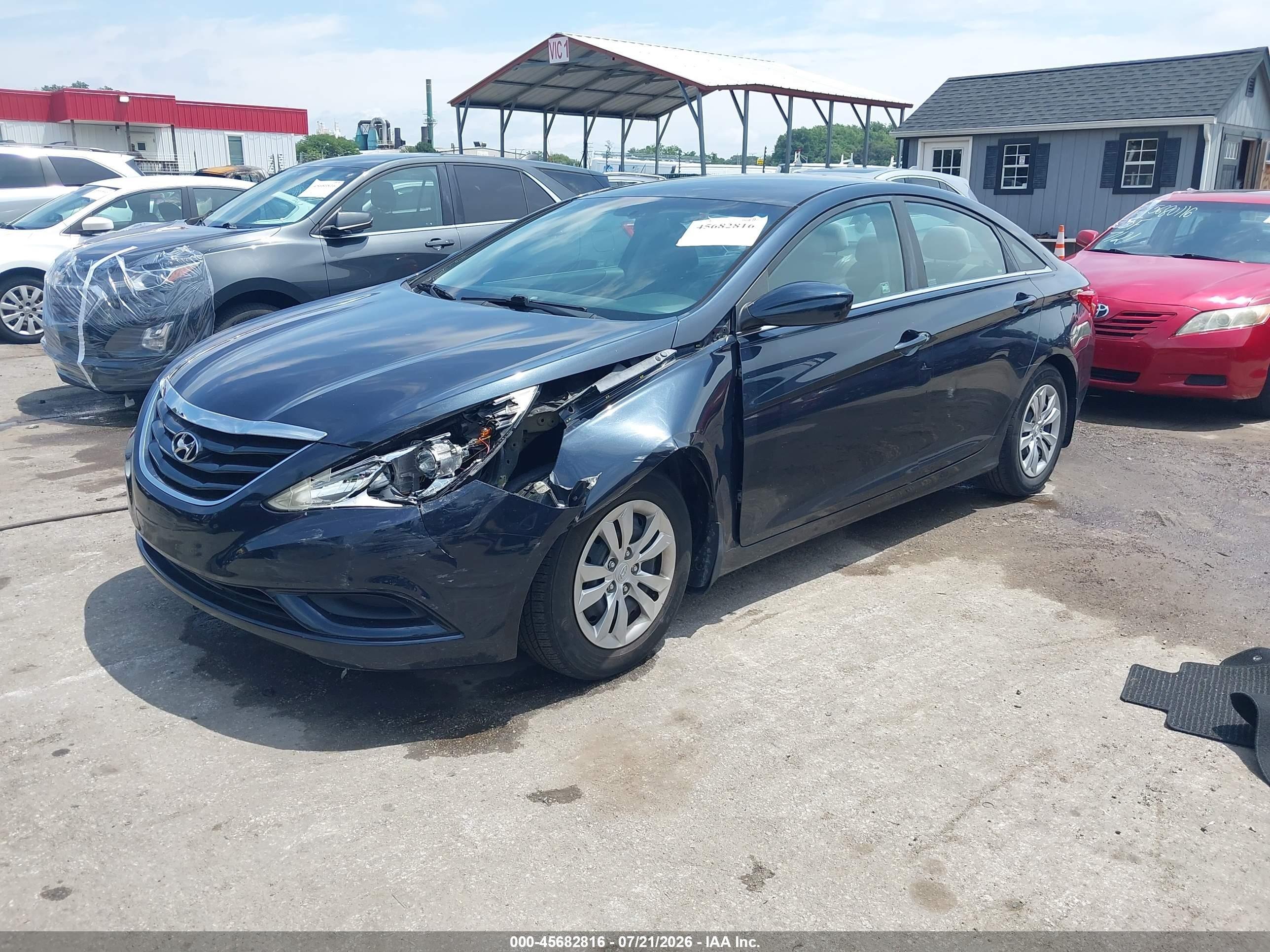 2012 Hyundai Sonata Gls Black vin: 5NPEB4AC2CH341018
