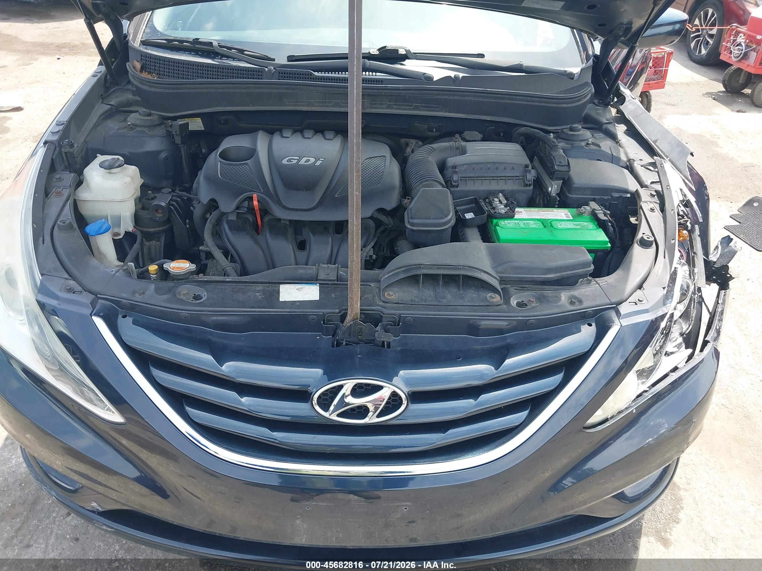 2012 Hyundai Sonata Gls Black vin: 5NPEB4AC2CH341018