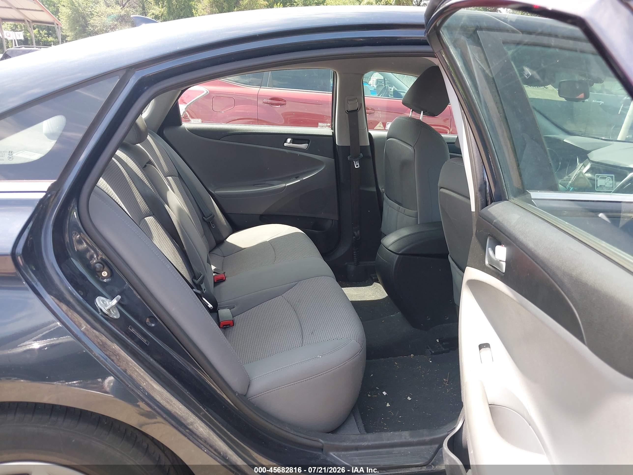 2012 Hyundai Sonata Gls Black vin: 5NPEB4AC2CH341018
