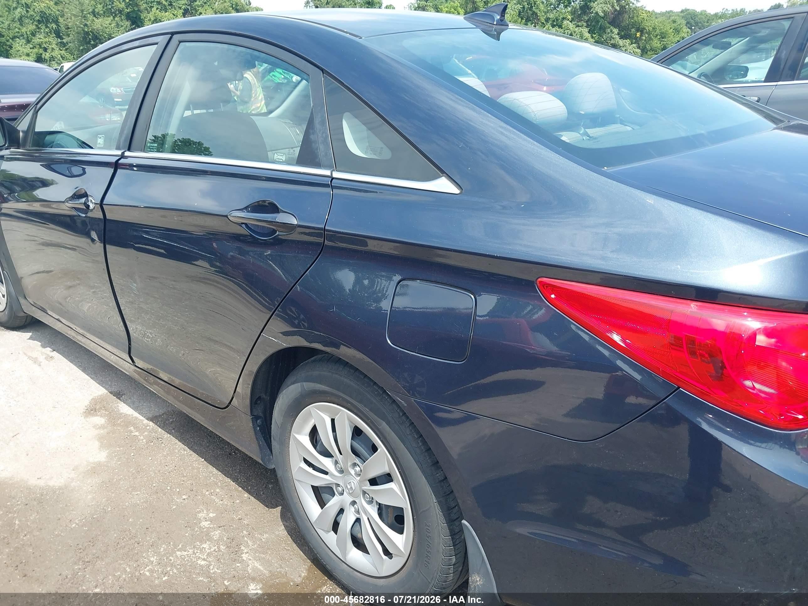 2012 Hyundai Sonata Gls Black vin: 5NPEB4AC2CH341018