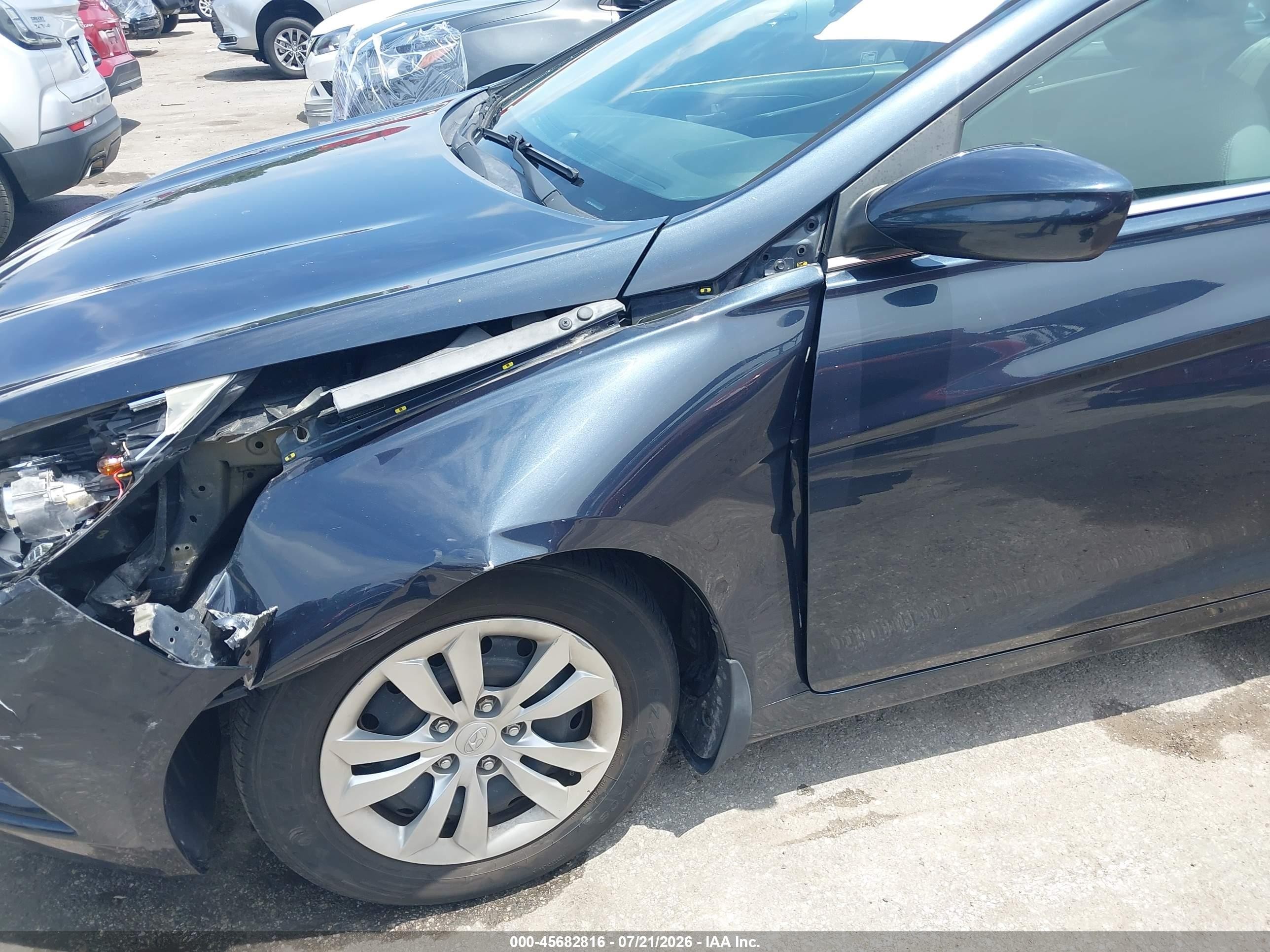 2012 Hyundai Sonata Gls Black vin: 5NPEB4AC2CH341018