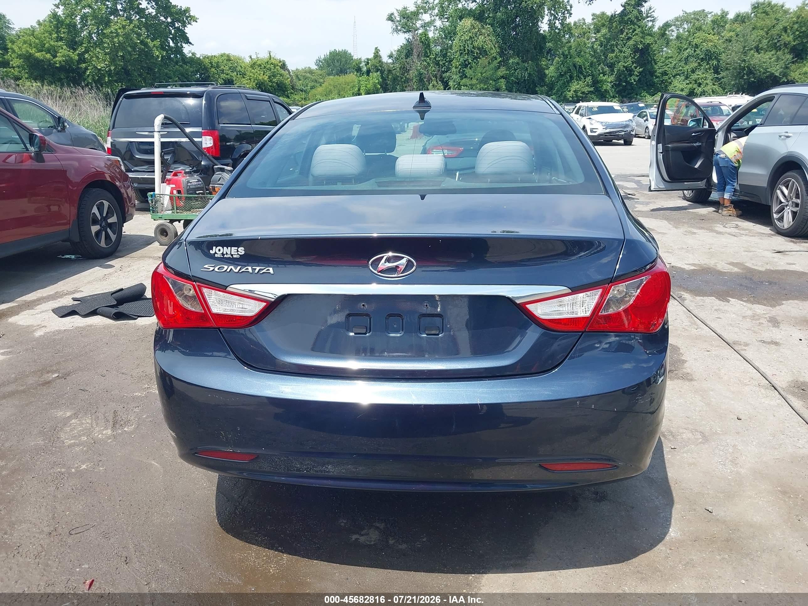 2012 Hyundai Sonata Gls Black vin: 5NPEB4AC2CH341018