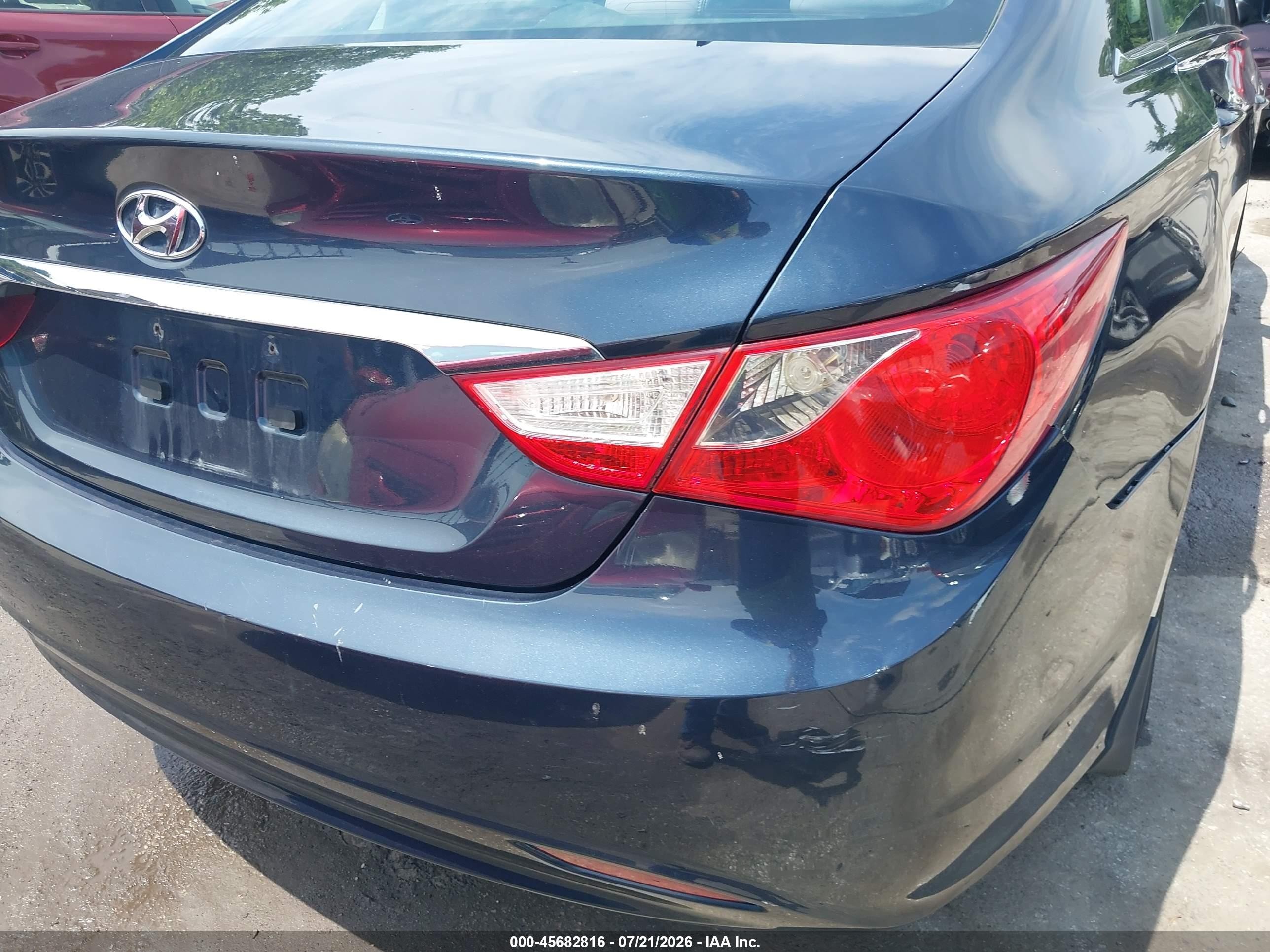 2012 Hyundai Sonata Gls Black vin: 5NPEB4AC2CH341018