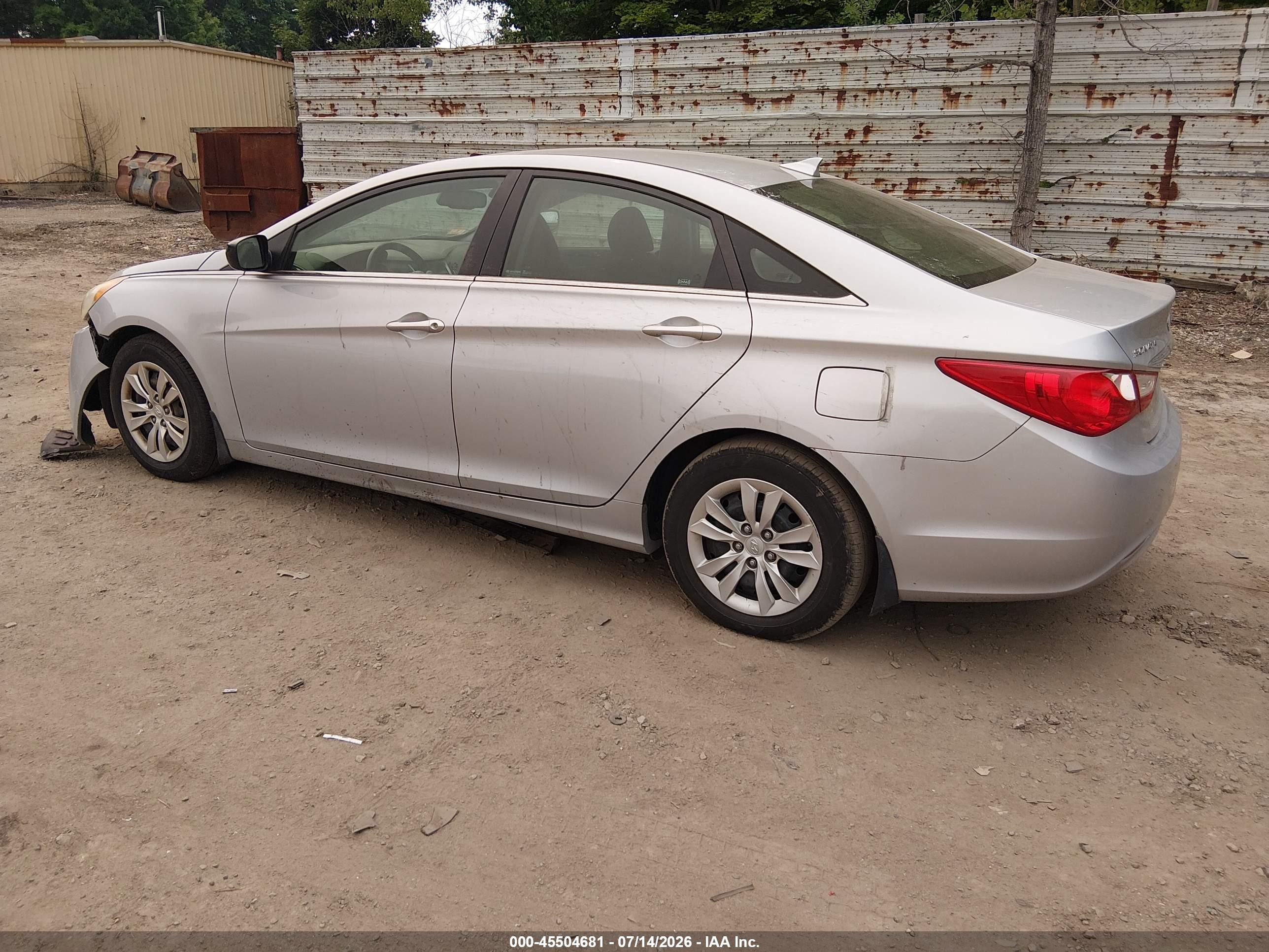 2012 Hyundai Sonata Gls Silver vin: 5NPEB4AC2CH346123