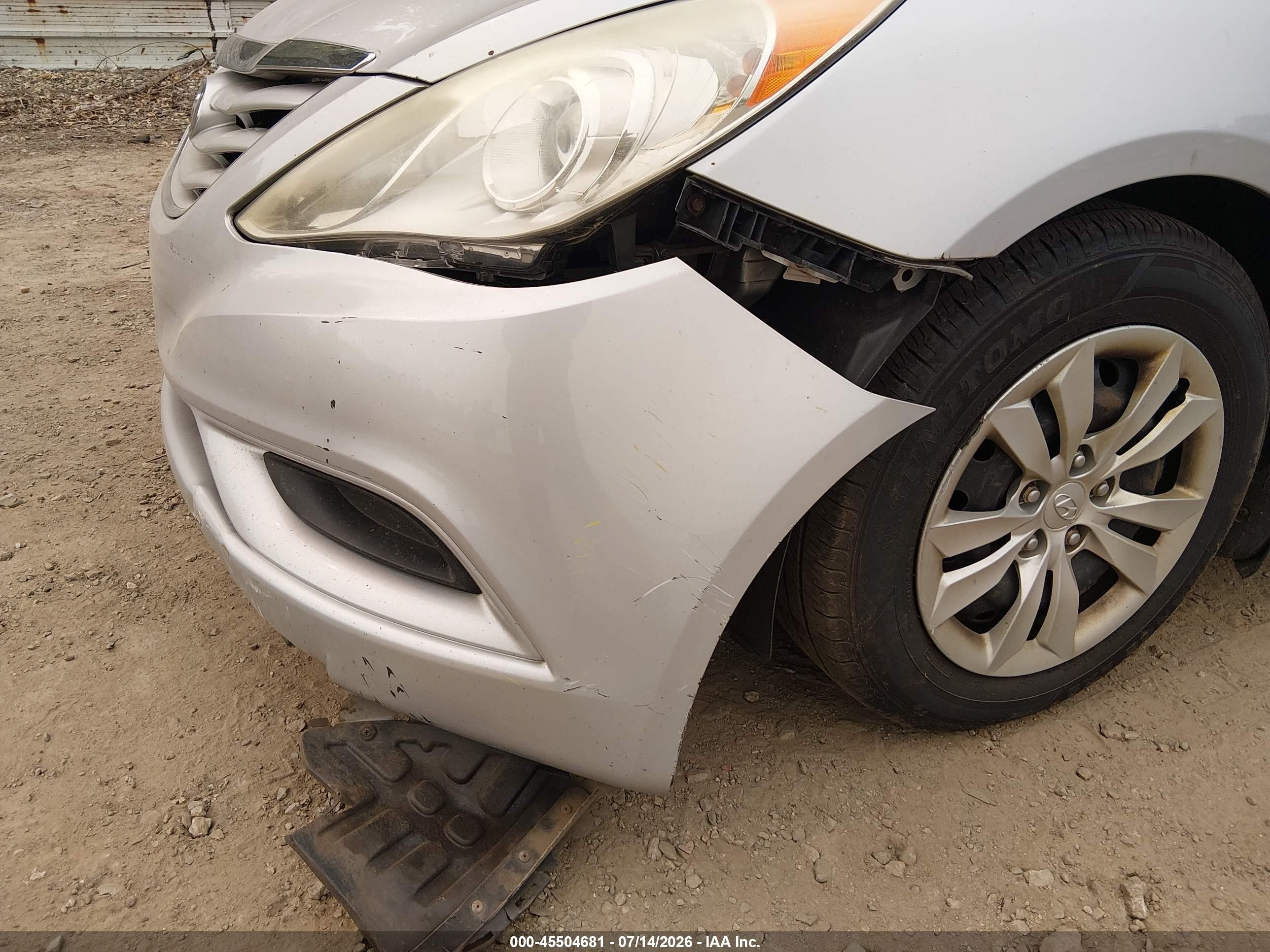 2012 Hyundai Sonata Gls Silver vin: 5NPEB4AC2CH346123