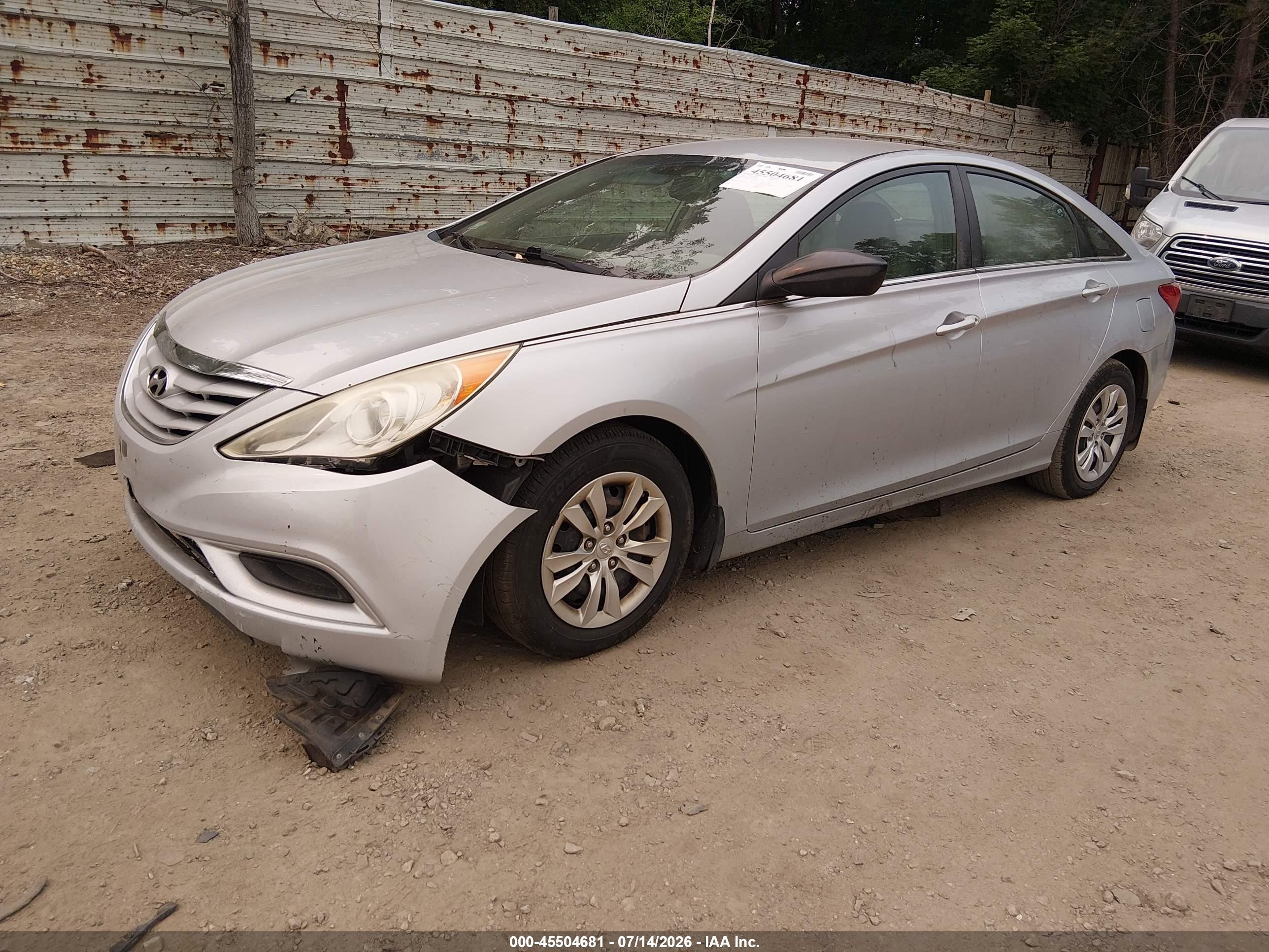 2012 Hyundai Sonata Gls Silver vin: 5NPEB4AC2CH346123
