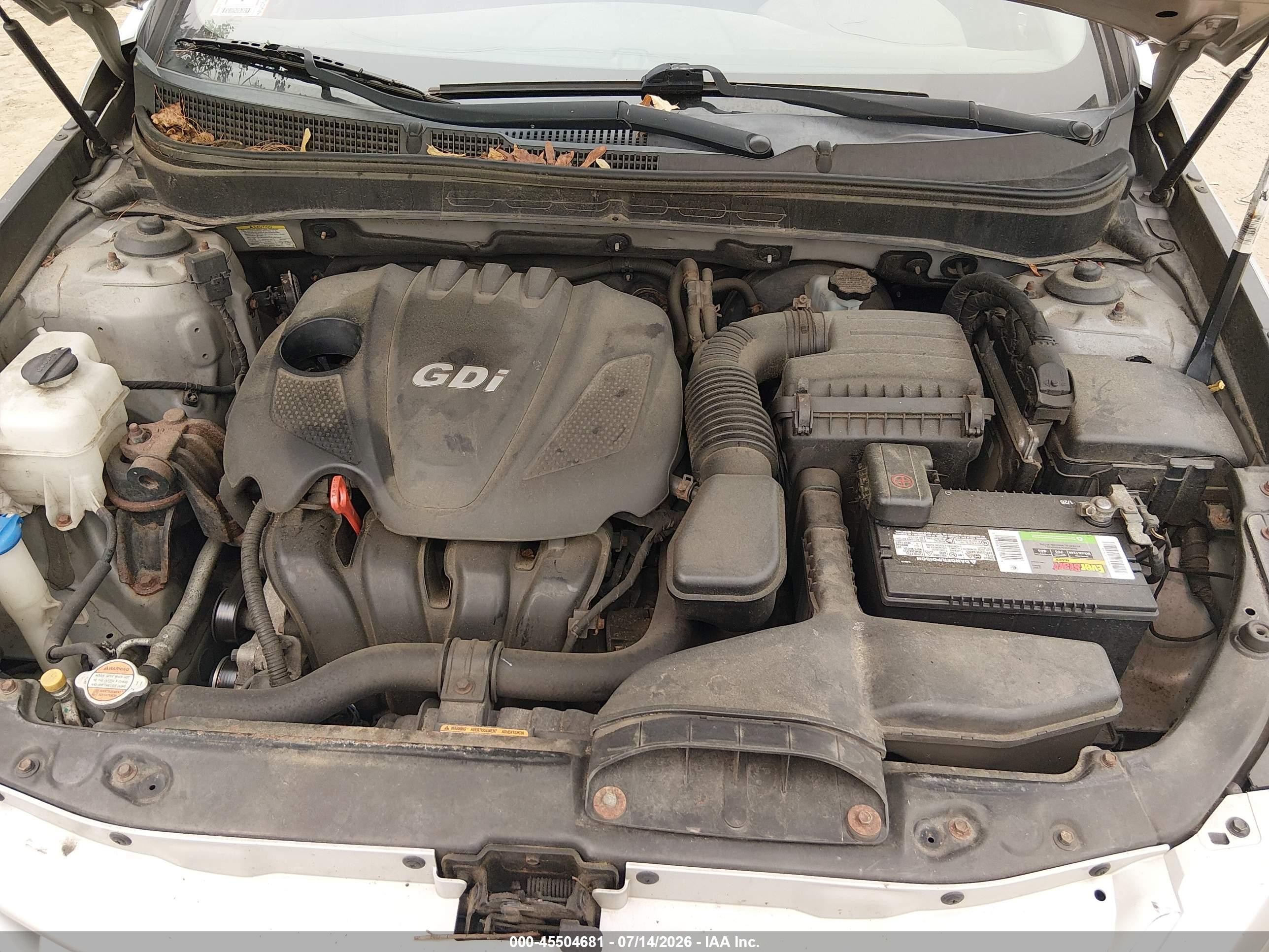 2012 Hyundai Sonata Gls Silver vin: 5NPEB4AC2CH346123
