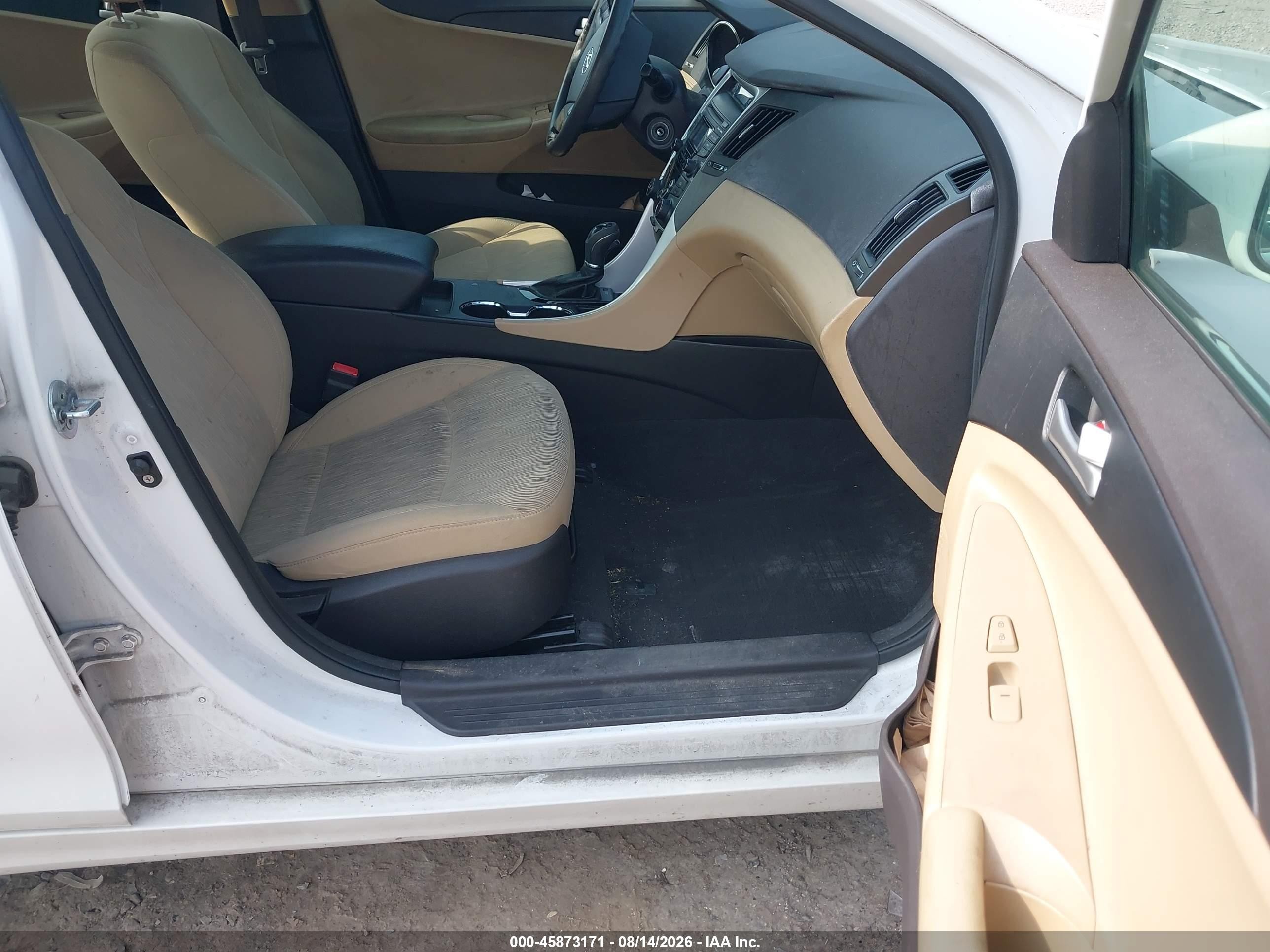 2012 Hyundai Sonata Gls Белый vin: 5NPEB4AC2CH348261