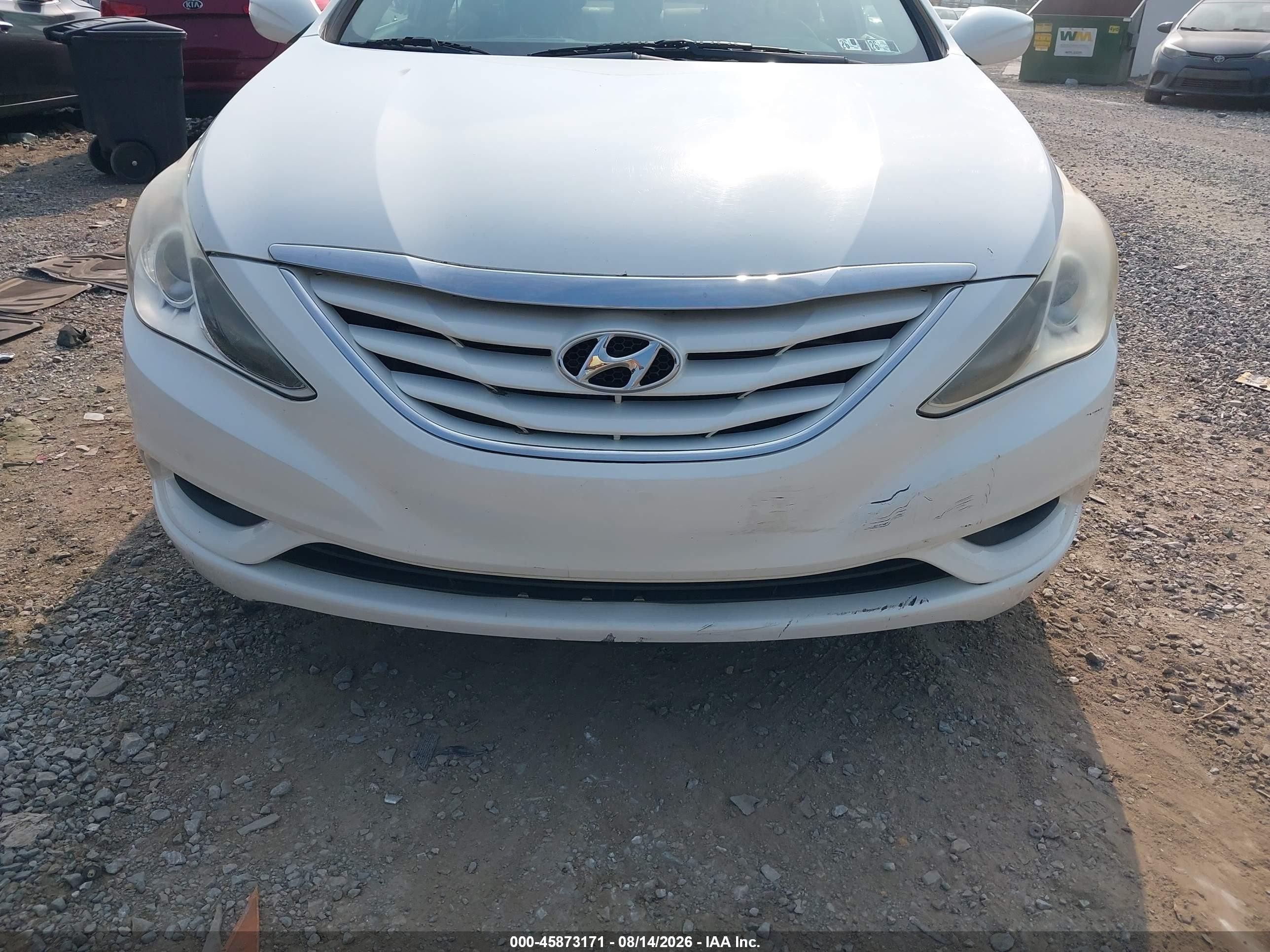 2012 Hyundai Sonata Gls Белый vin: 5NPEB4AC2CH348261