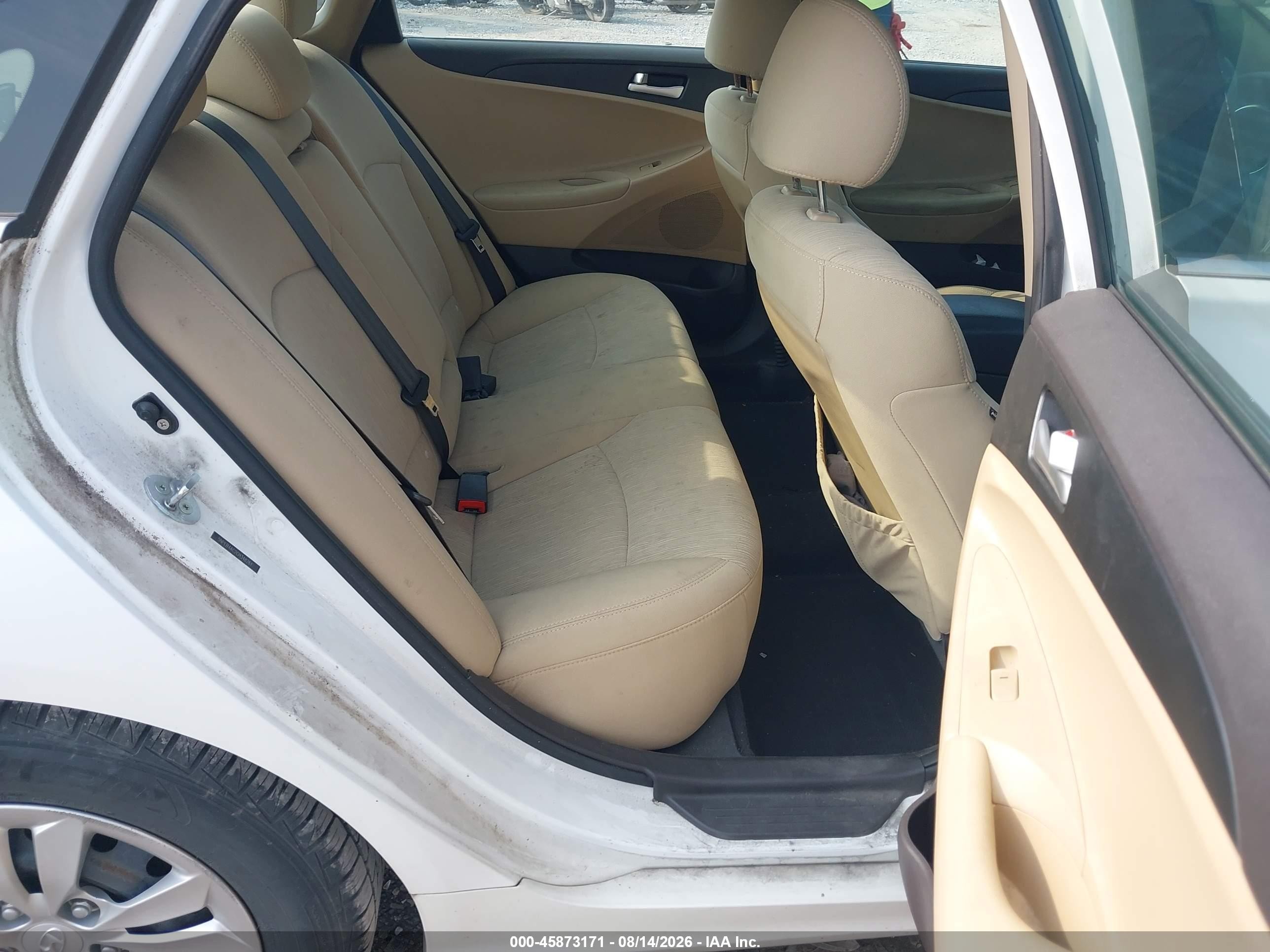 2012 Hyundai Sonata Gls Белый vin: 5NPEB4AC2CH348261