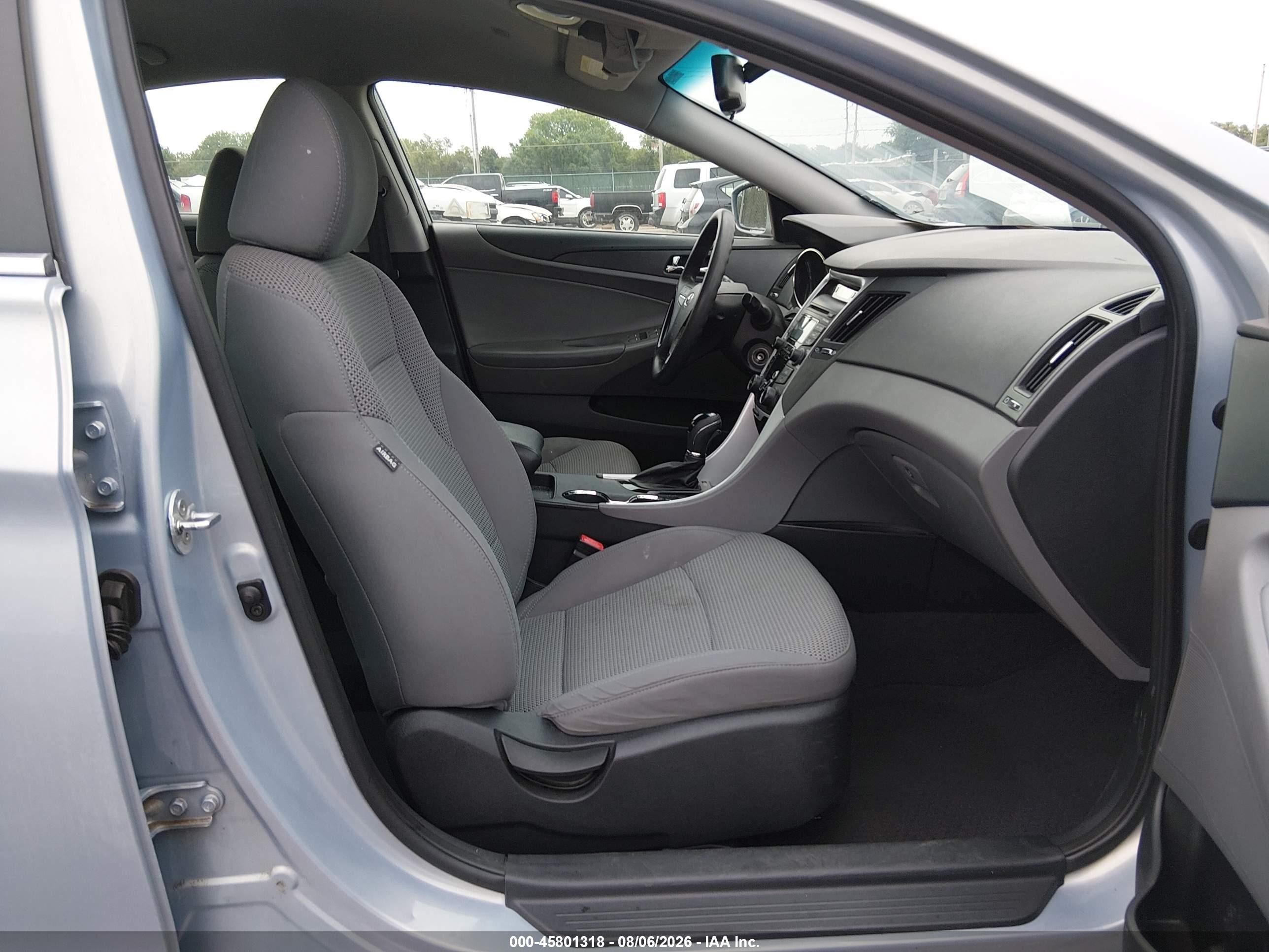 2012 Hyundai Sonata Gls Blue vin: 5NPEB4AC2CH363830