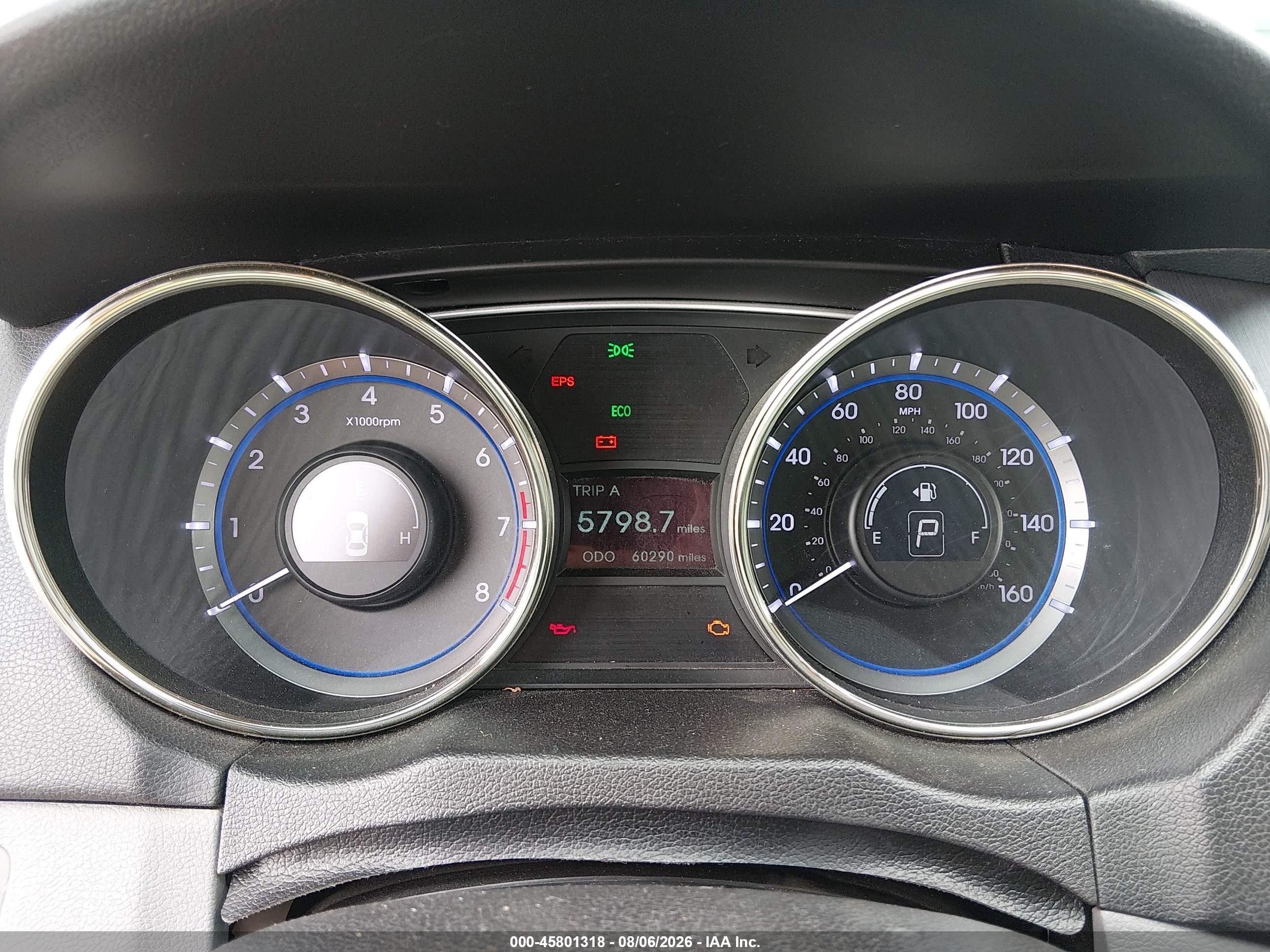2012 Hyundai Sonata Gls Blue vin: 5NPEB4AC2CH363830