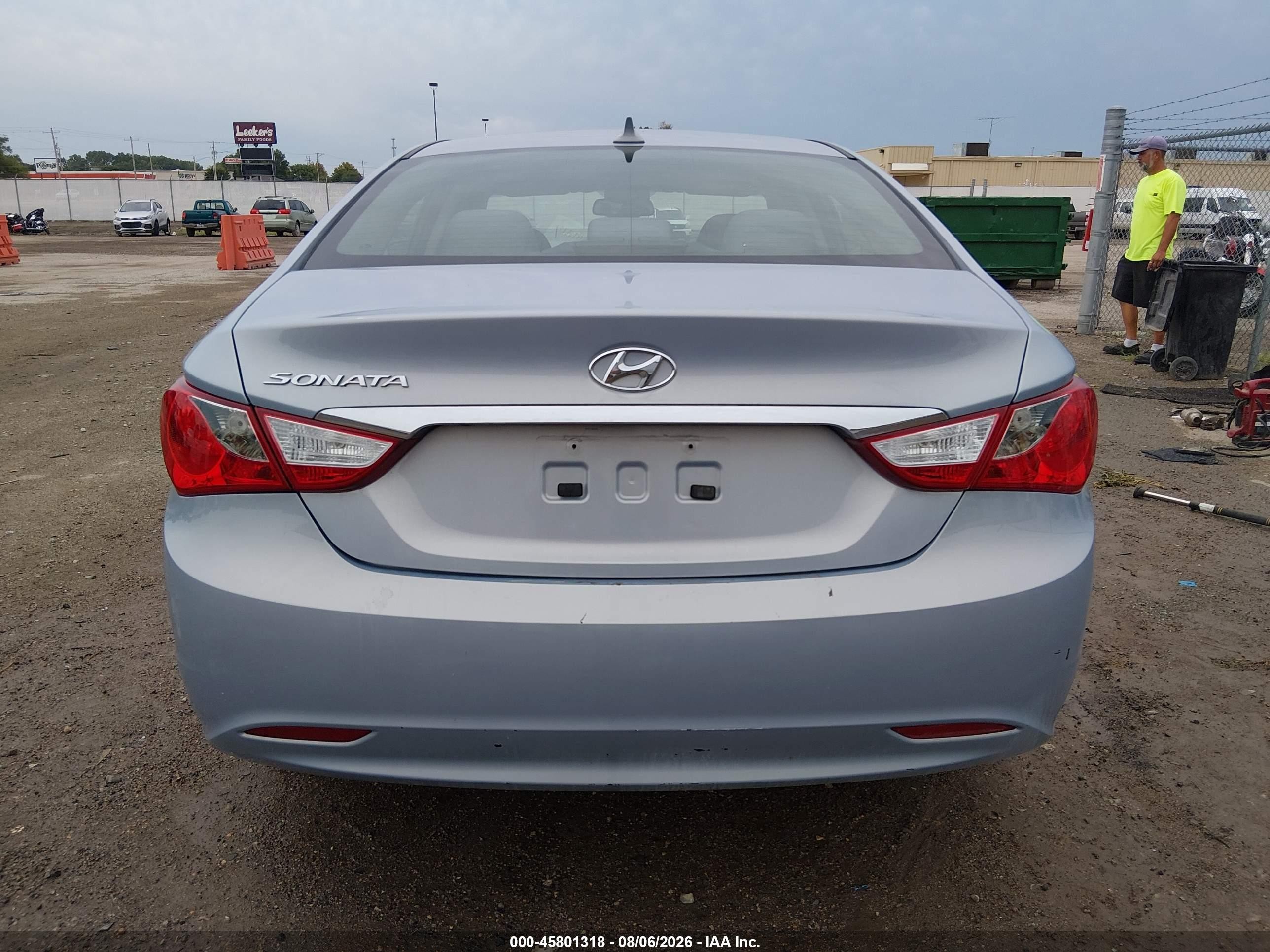 2012 Hyundai Sonata Gls Blue vin: 5NPEB4AC2CH363830