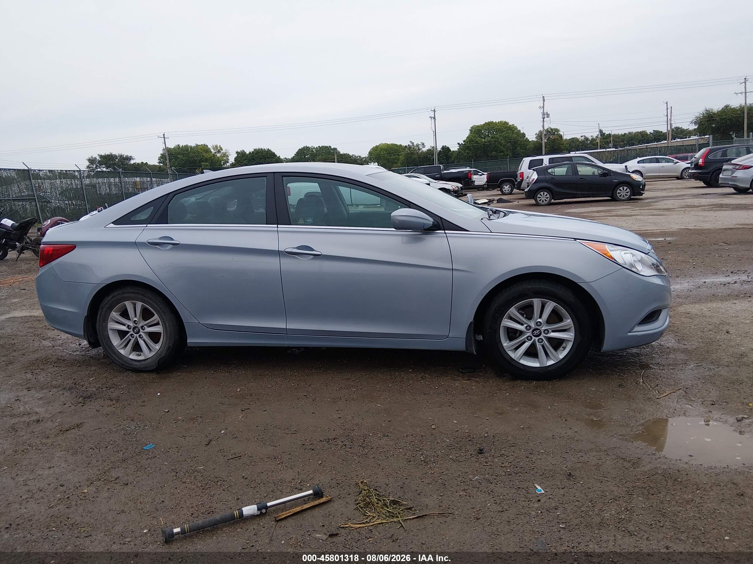 2012 Hyundai Sonata Gls Blue vin: 5NPEB4AC2CH363830