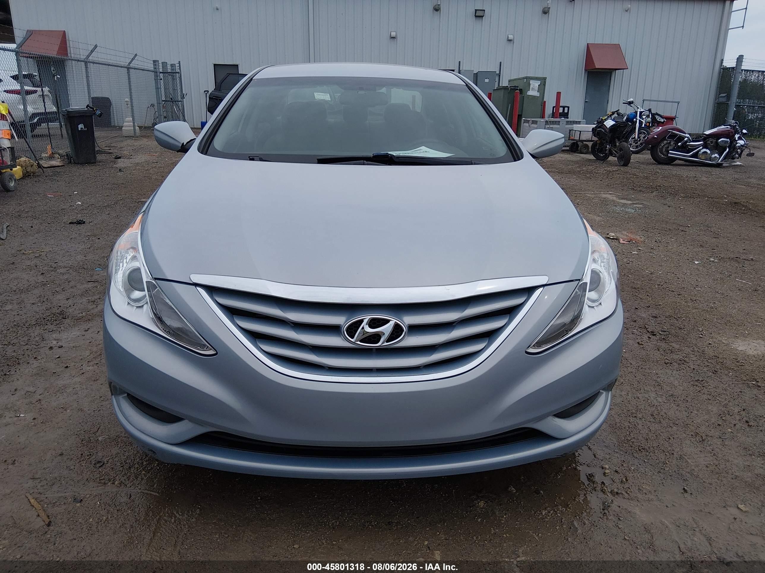 2012 Hyundai Sonata Gls Blue vin: 5NPEB4AC2CH363830
