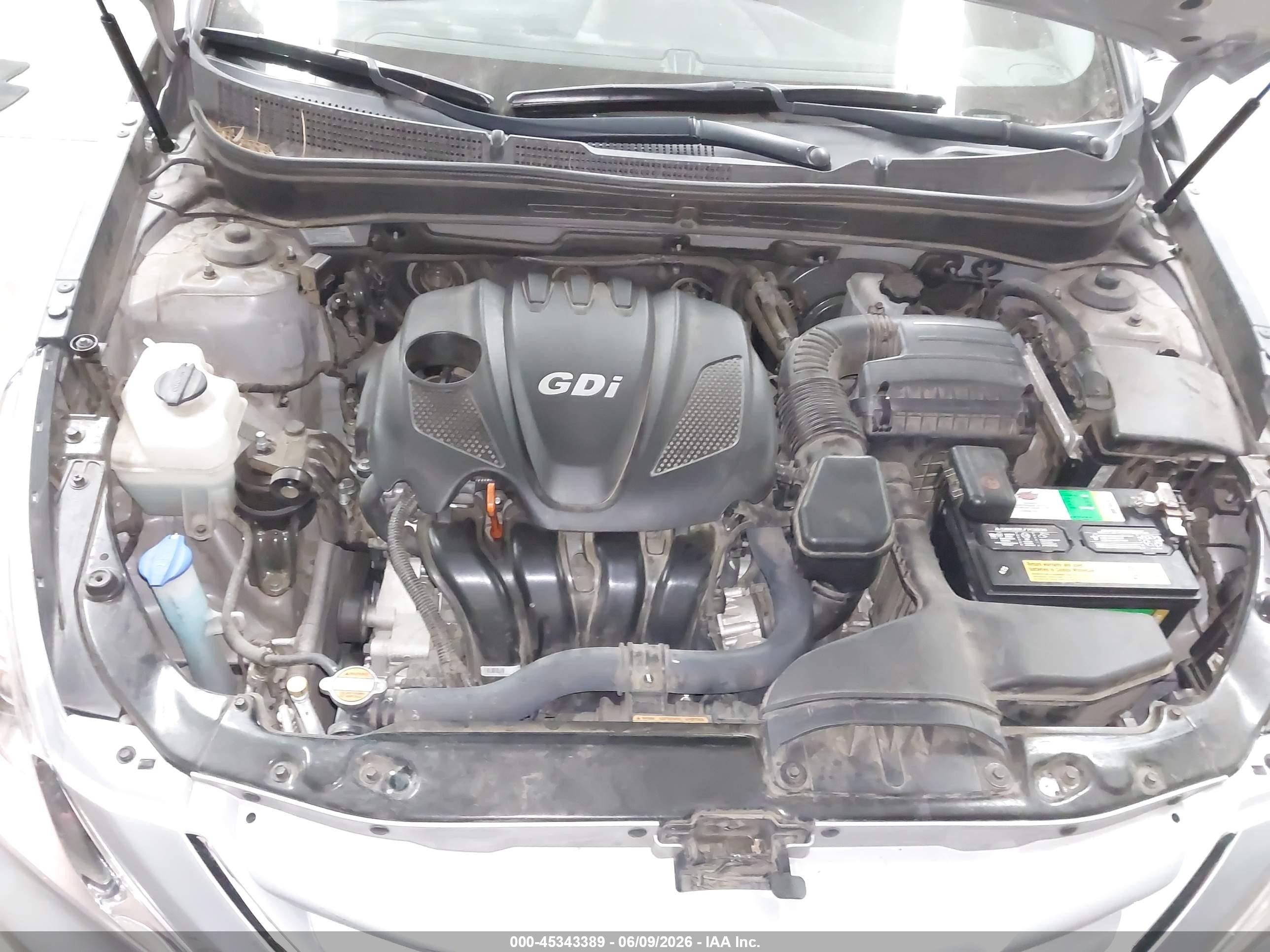 2012 Hyundai Sonata Gls Gray vin: 5NPEB4AC2CH364587