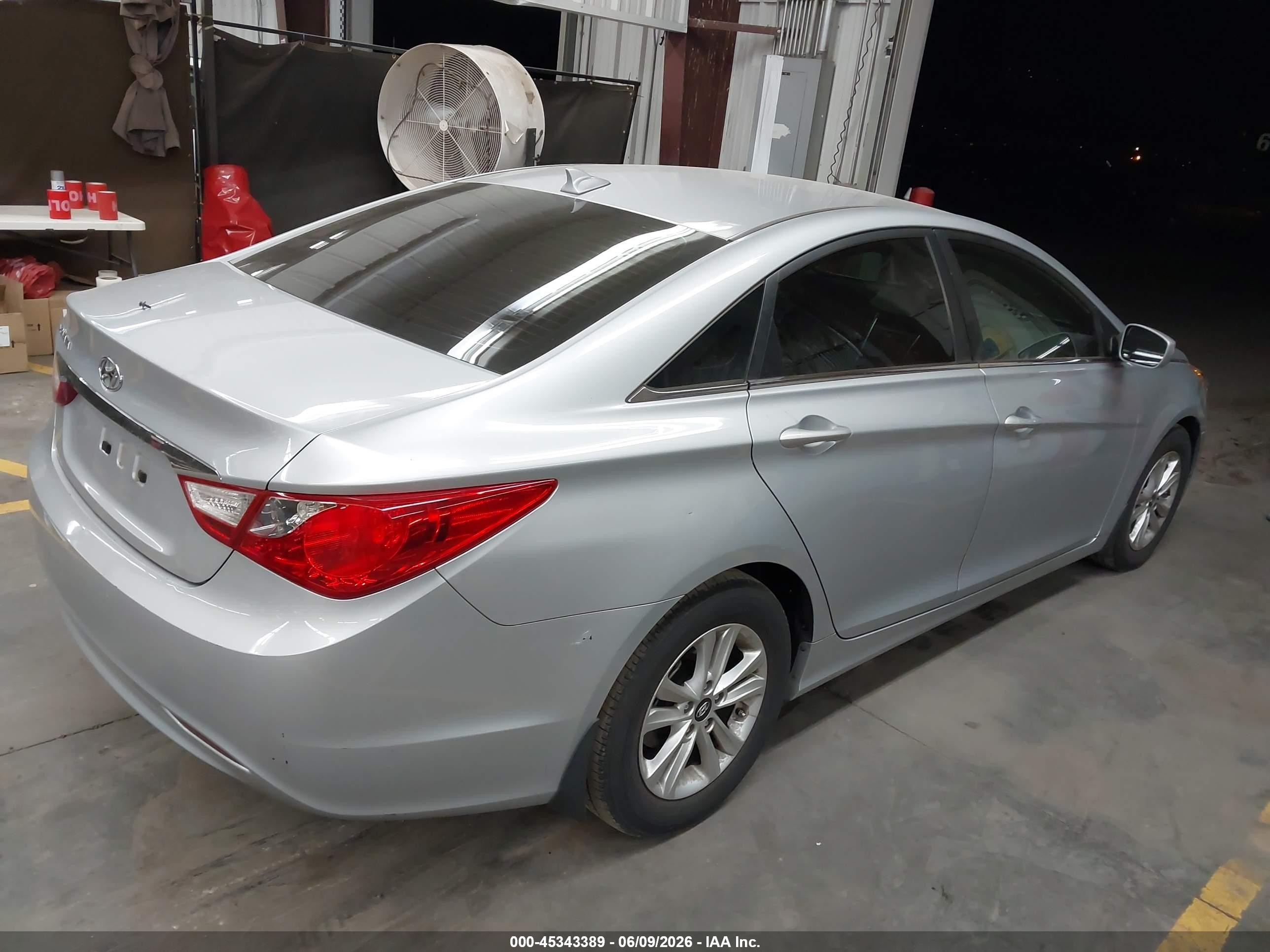 2012 Hyundai Sonata Gls Gray vin: 5NPEB4AC2CH364587