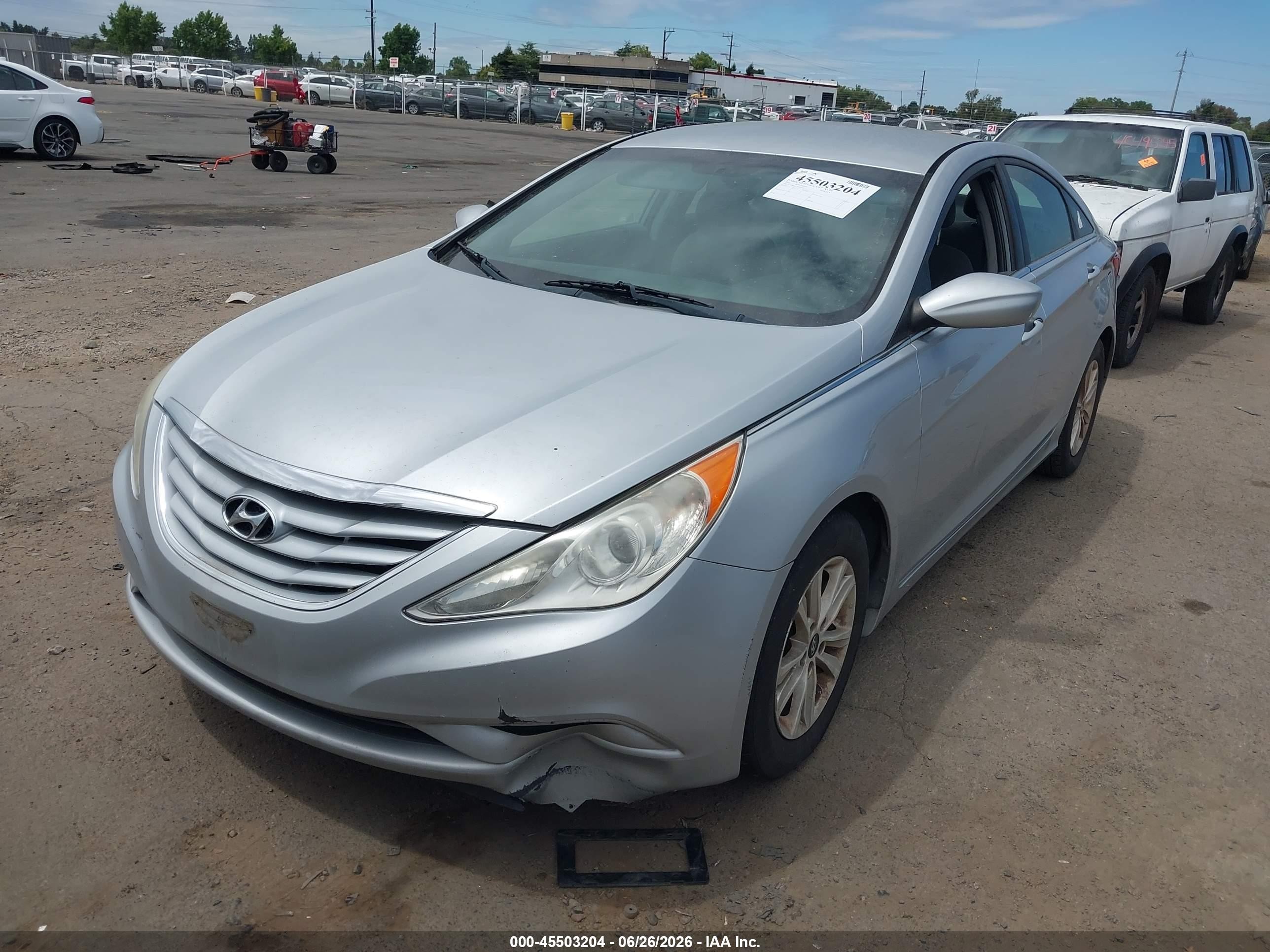2012 Hyundai Sonata Gls Silver vin: 5NPEB4AC2CH367697