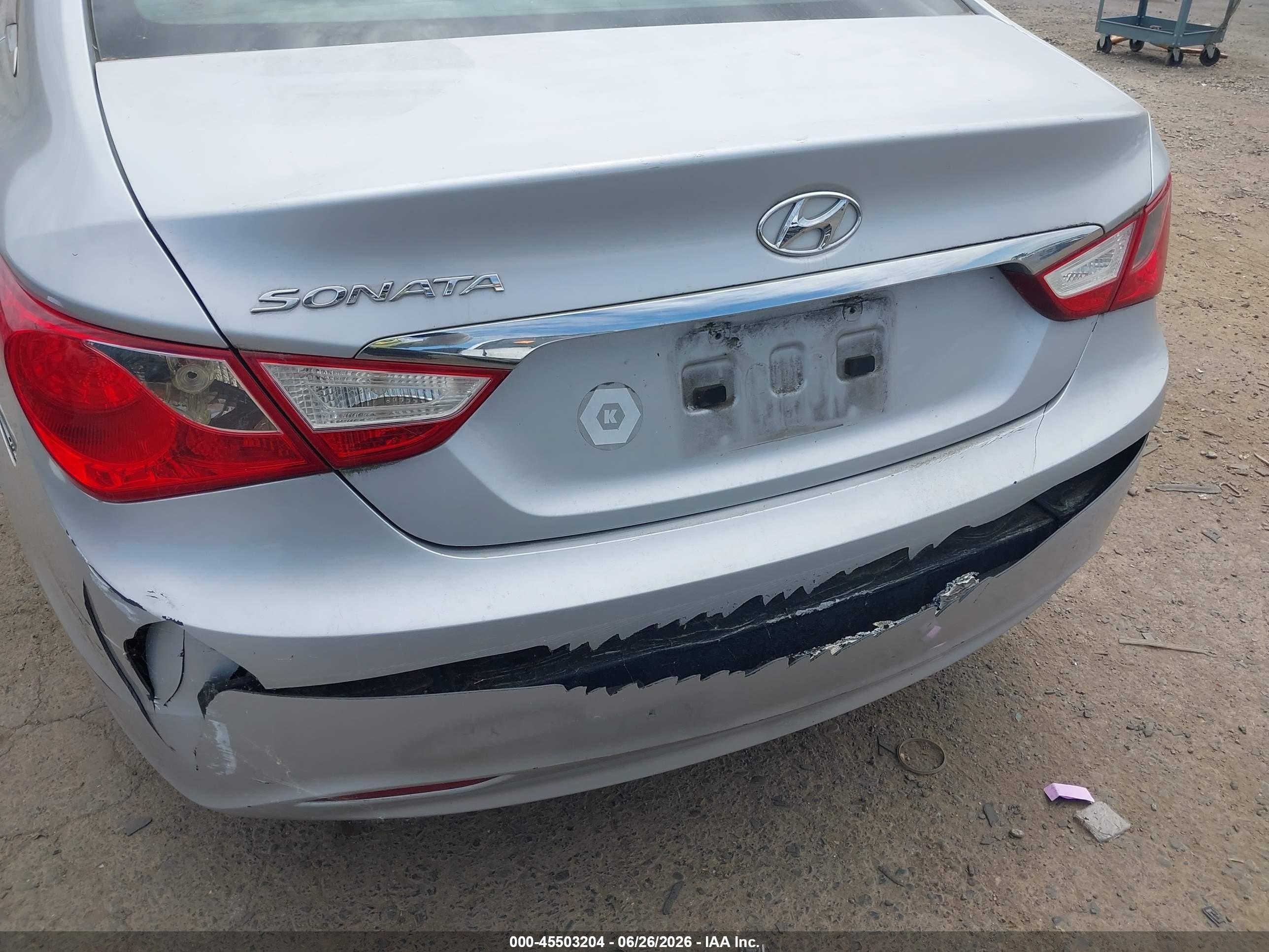 2012 Hyundai Sonata Gls Silver vin: 5NPEB4AC2CH367697