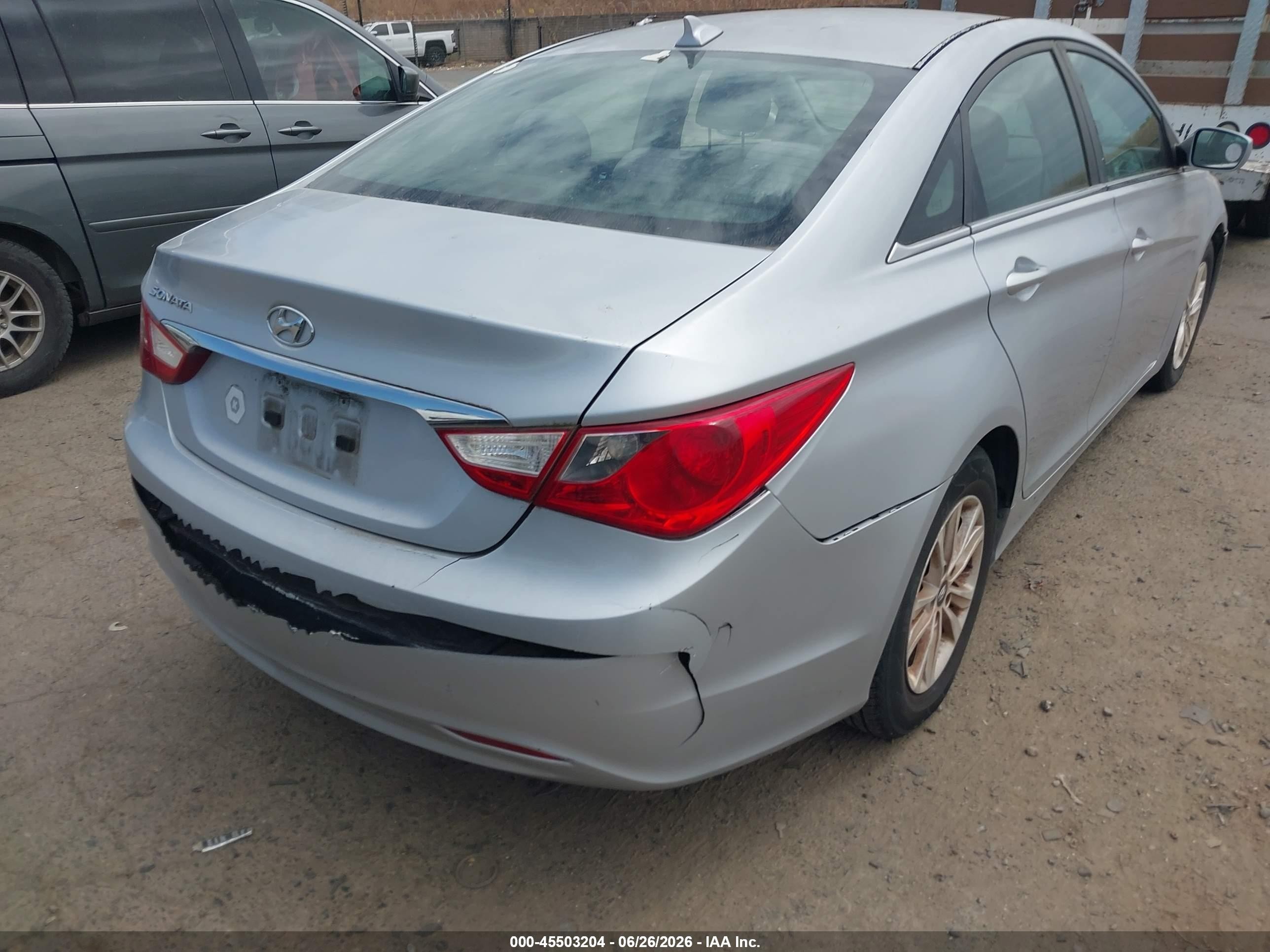 2012 Hyundai Sonata Gls Silver vin: 5NPEB4AC2CH367697