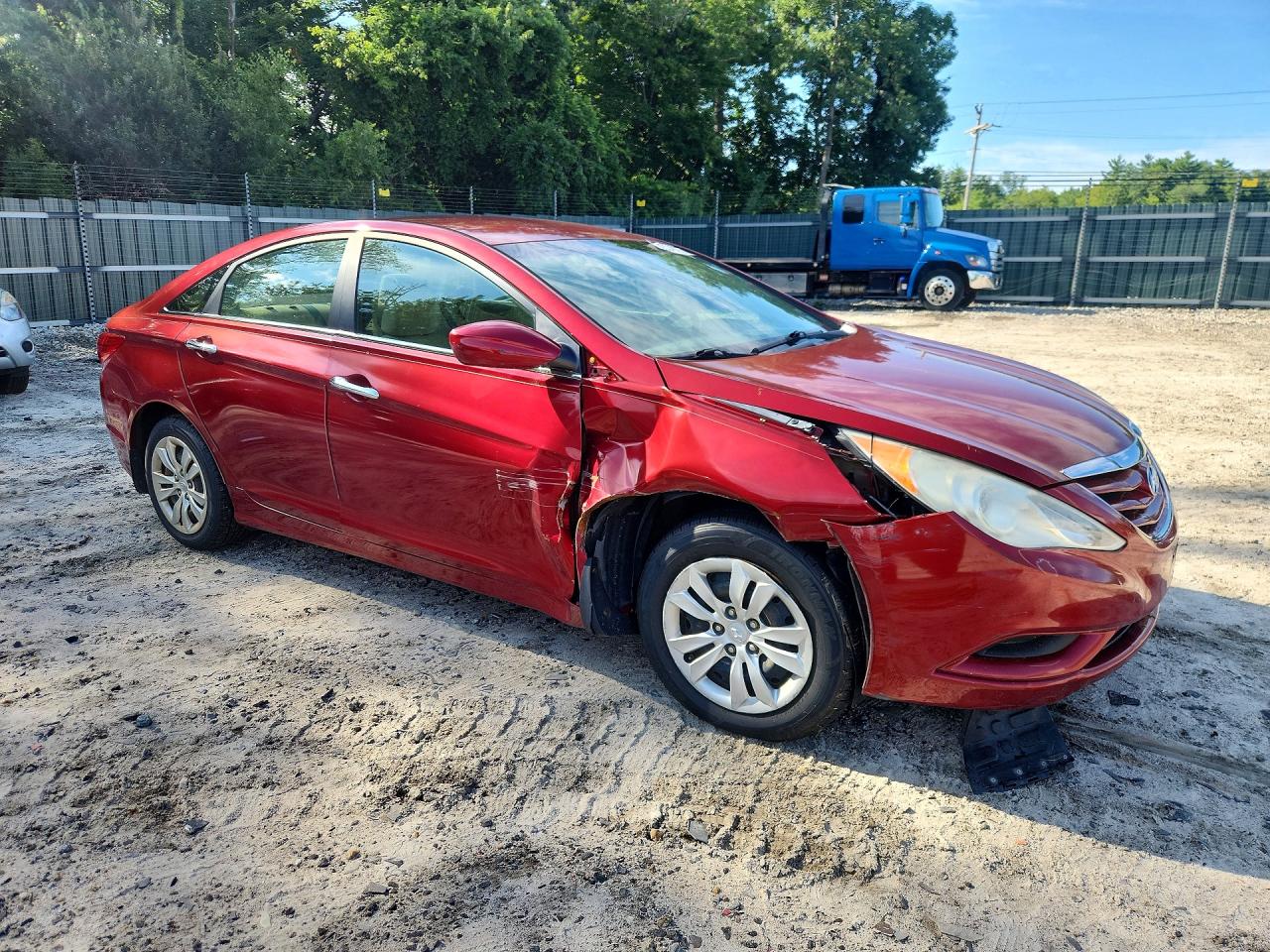 2012 Hyundai Sonata Gls Темно-бордовый vin: 5NPEB4AC2CH375931