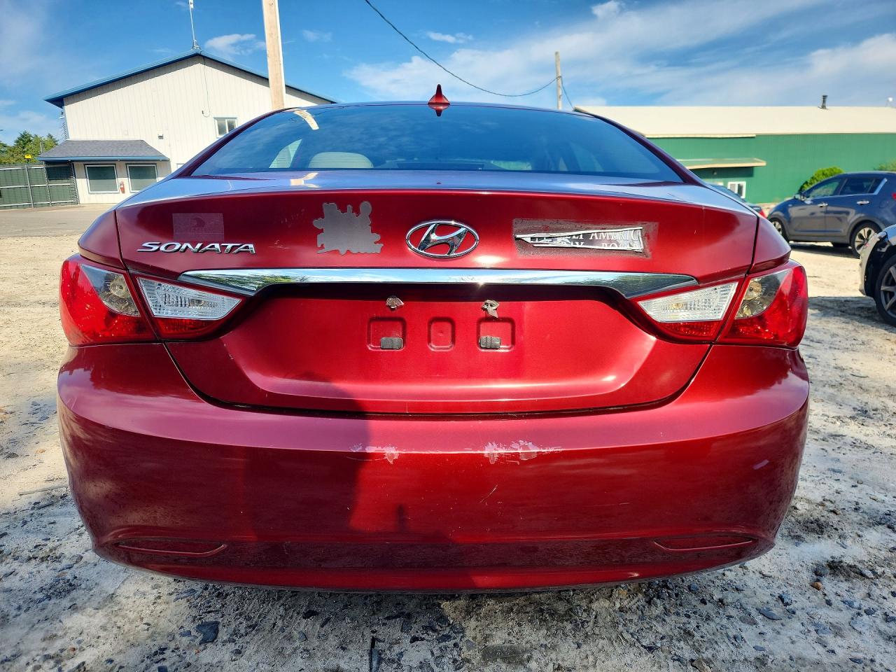 2012 Hyundai Sonata Gls Темно-бордовый vin: 5NPEB4AC2CH375931