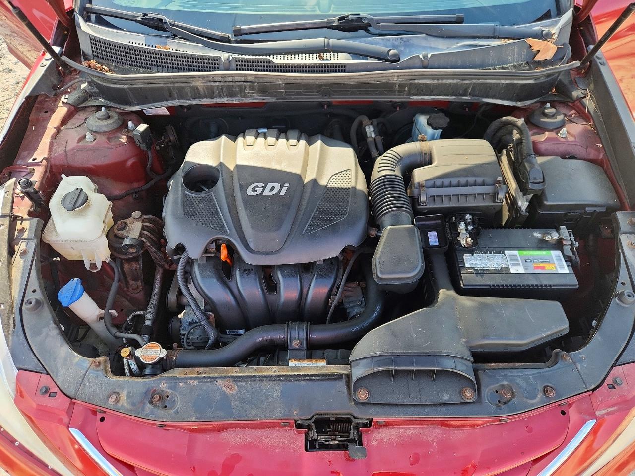 2012 Hyundai Sonata Gls Темно-бордовый vin: 5NPEB4AC2CH375931