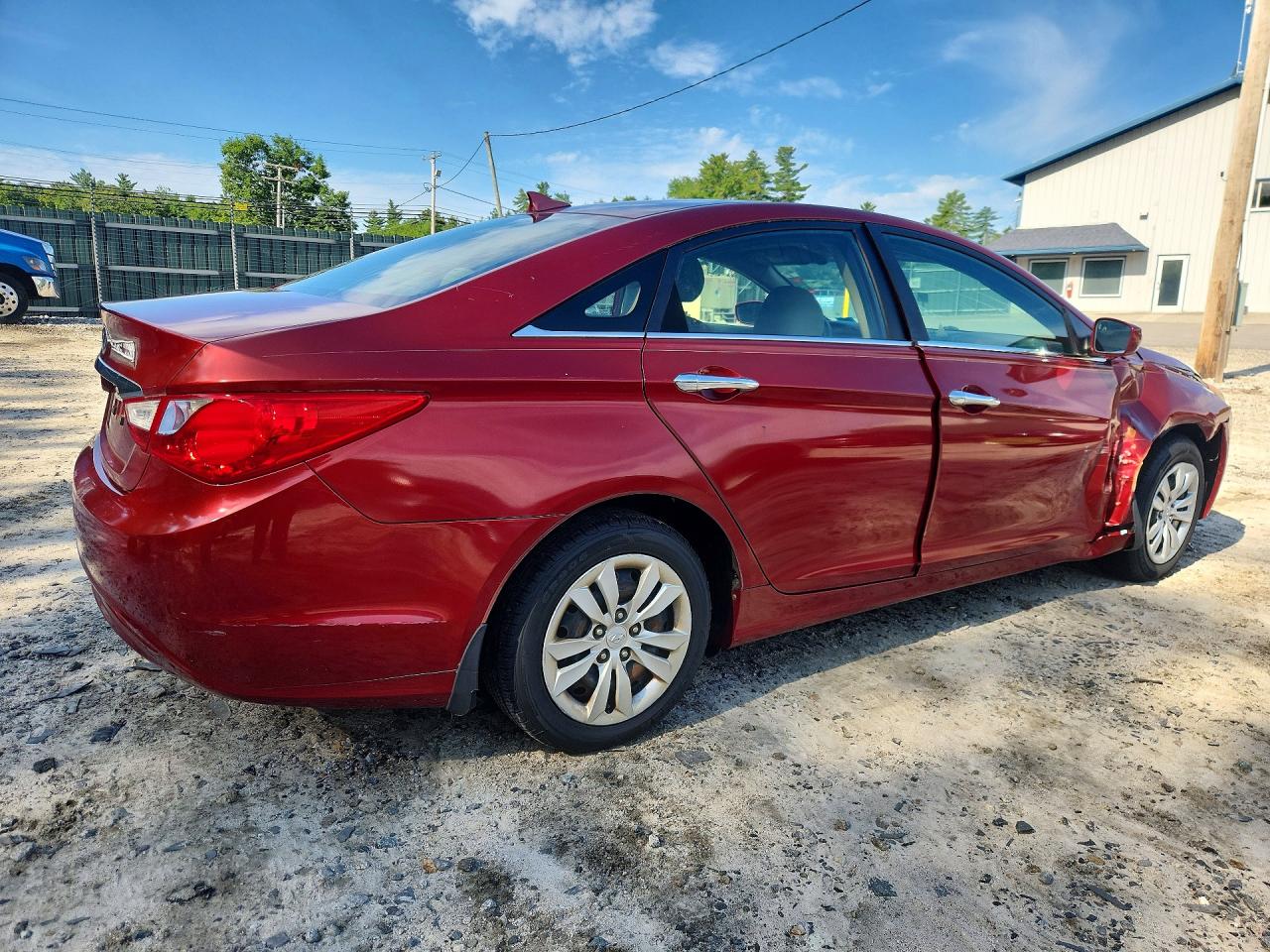 2012 Hyundai Sonata Gls Темно-бордовый vin: 5NPEB4AC2CH375931