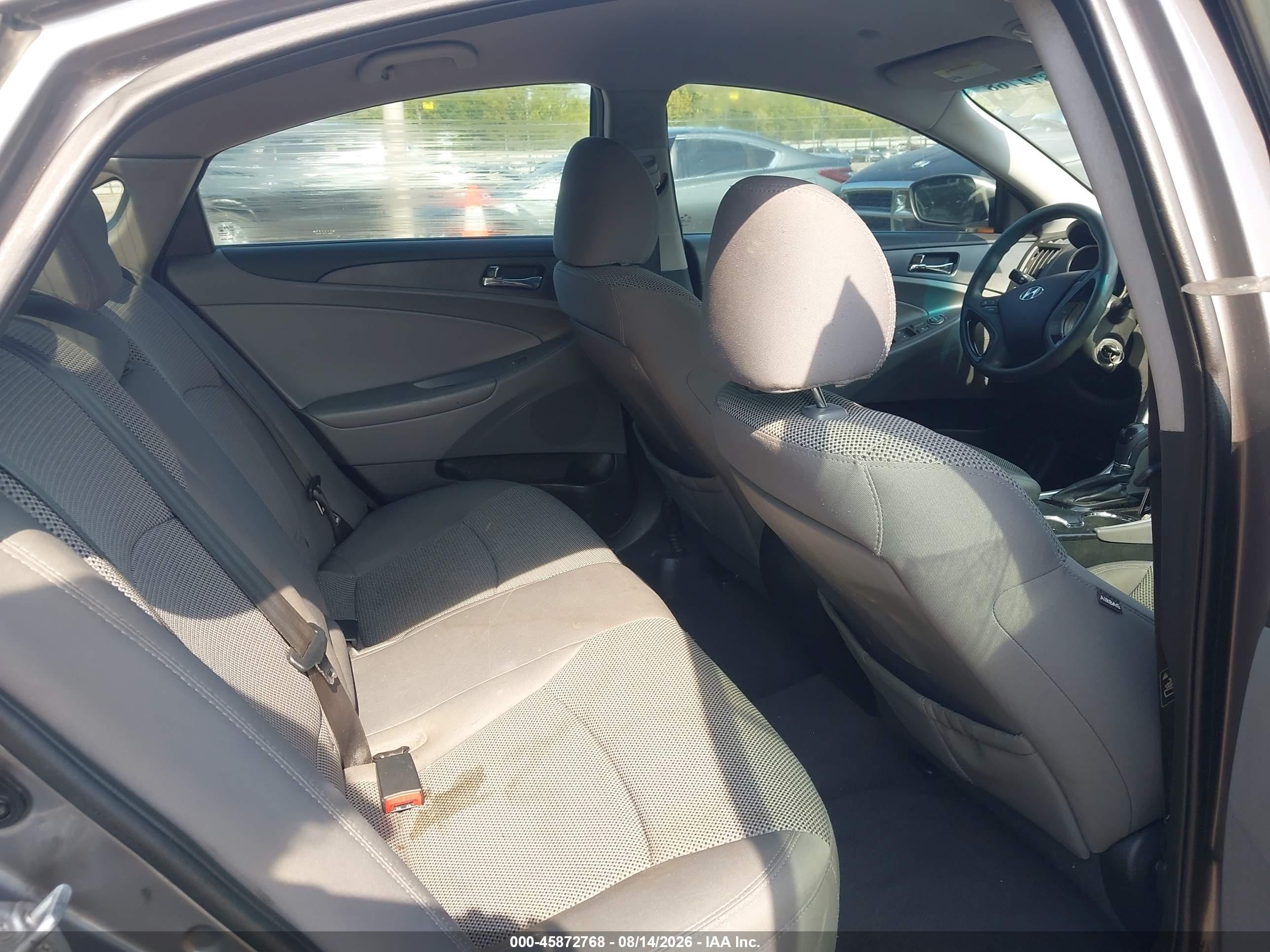 2012 Hyundai Sonata Gls Серый vin: 5NPEB4AC2CH378781