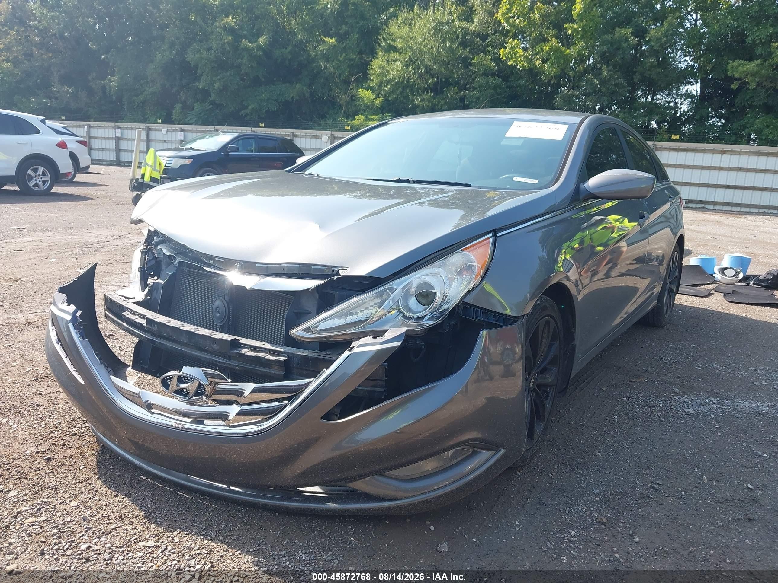 2012 Hyundai Sonata Gls Серый vin: 5NPEB4AC2CH378781