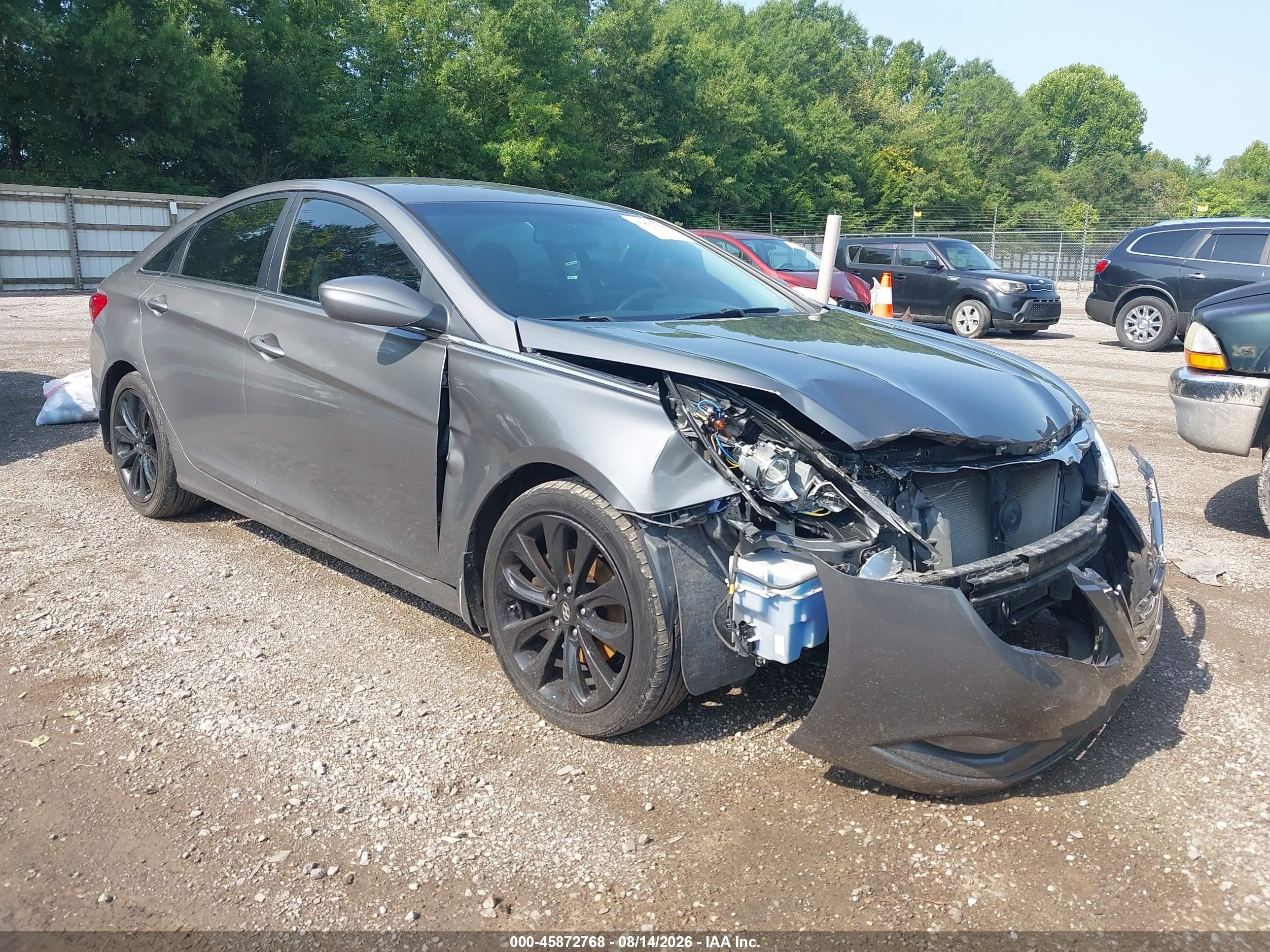 2012 Hyundai Sonata Gls Серый vin: 5NPEB4AC2CH378781