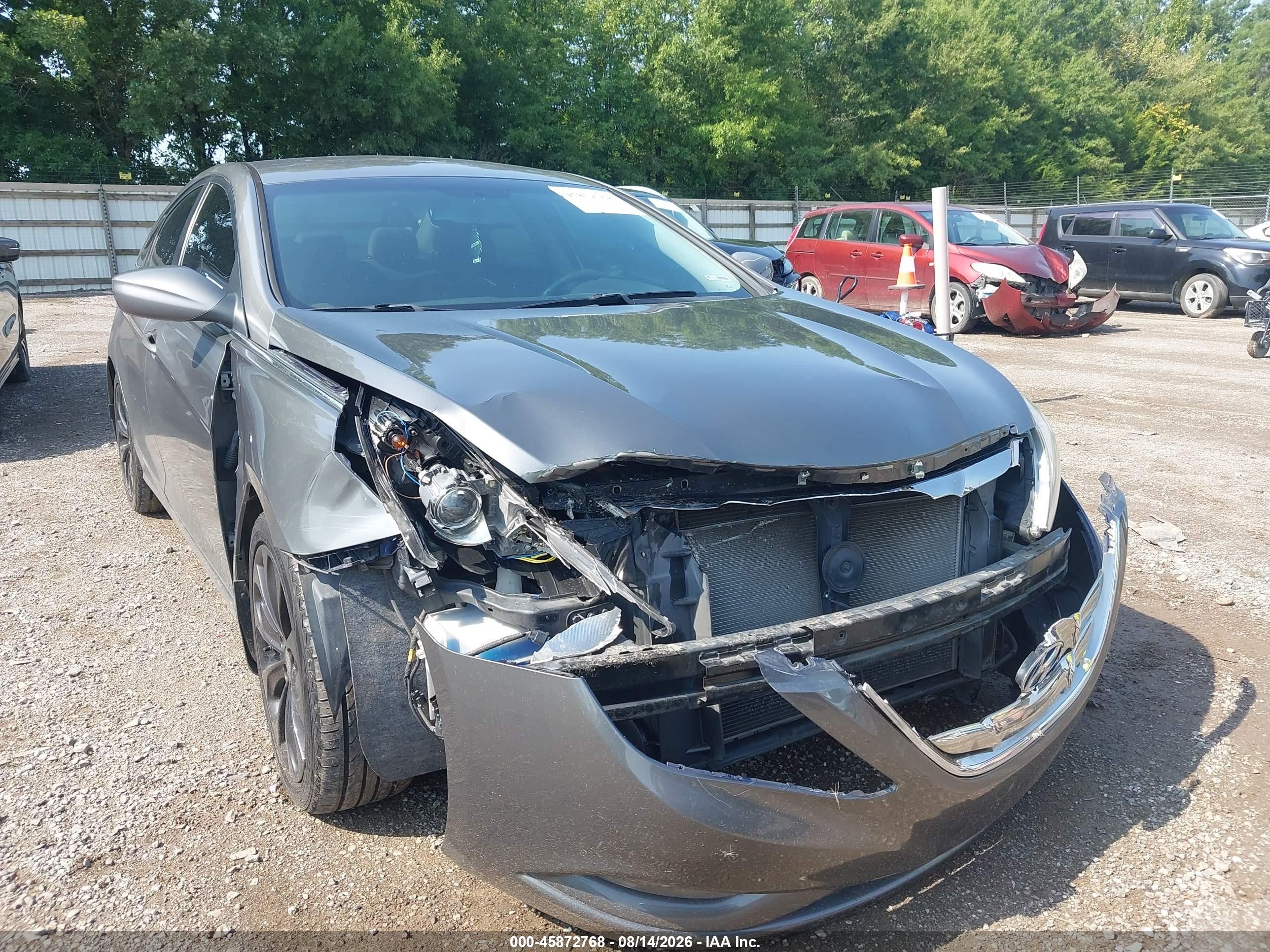 2012 Hyundai Sonata Gls Серый vin: 5NPEB4AC2CH378781