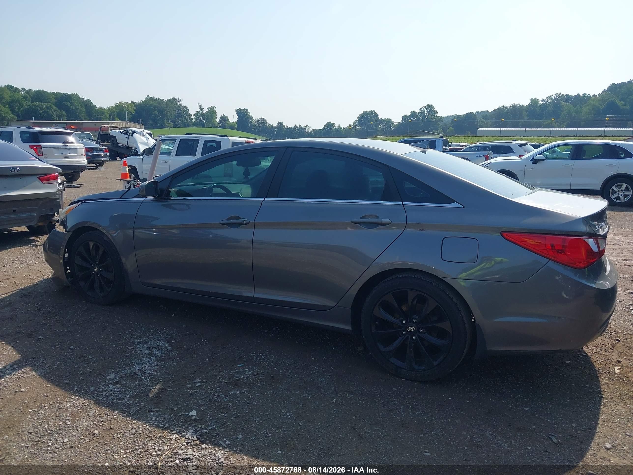 2012 Hyundai Sonata Gls Серый vin: 5NPEB4AC2CH378781