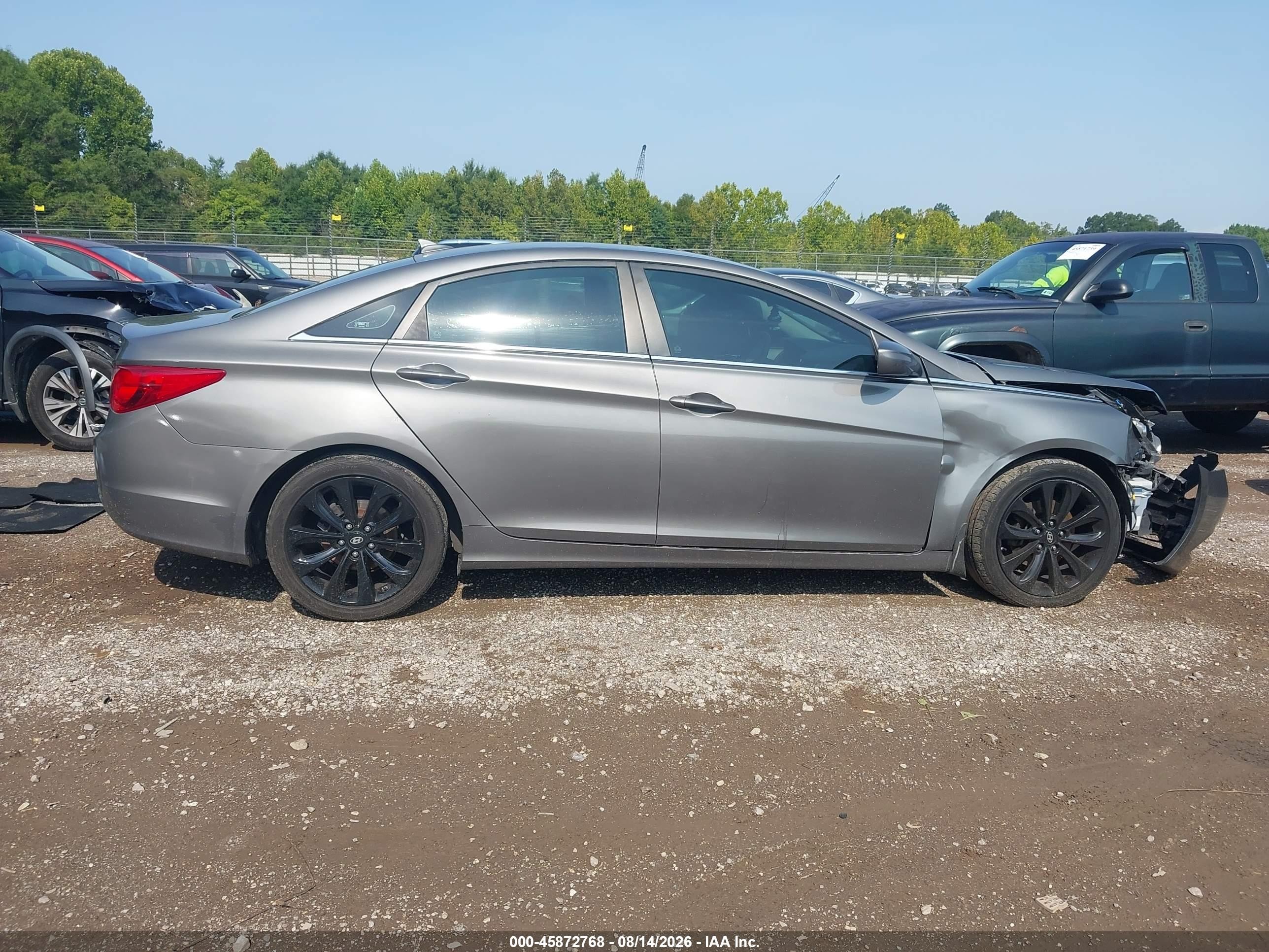 2012 Hyundai Sonata Gls Серый vin: 5NPEB4AC2CH378781