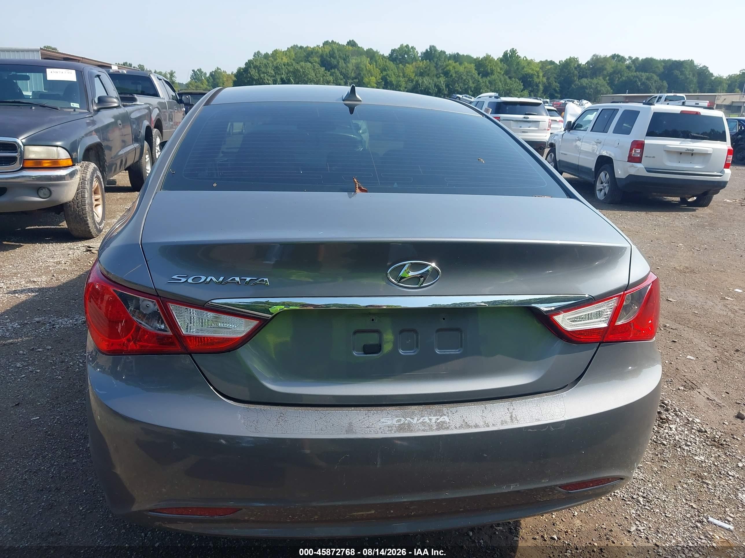 2012 Hyundai Sonata Gls Серый vin: 5NPEB4AC2CH378781