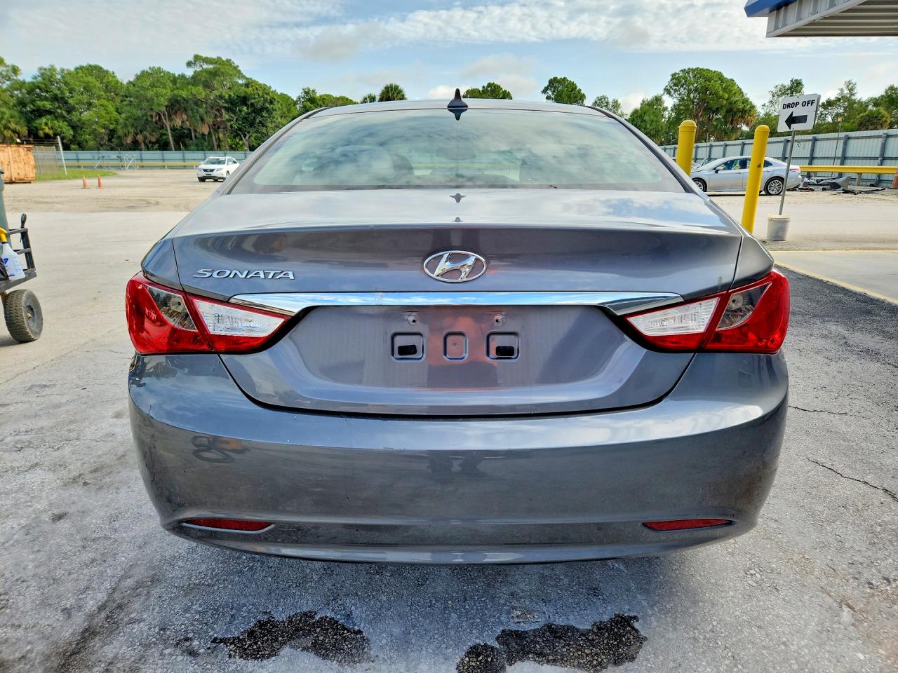 2012 Hyundai Sonata Gls Gray vin: 5NPEB4AC2CH392759