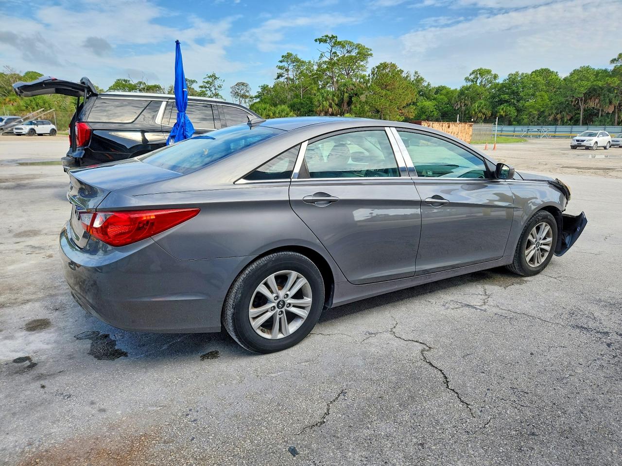 2012 Hyundai Sonata Gls Gray vin: 5NPEB4AC2CH392759