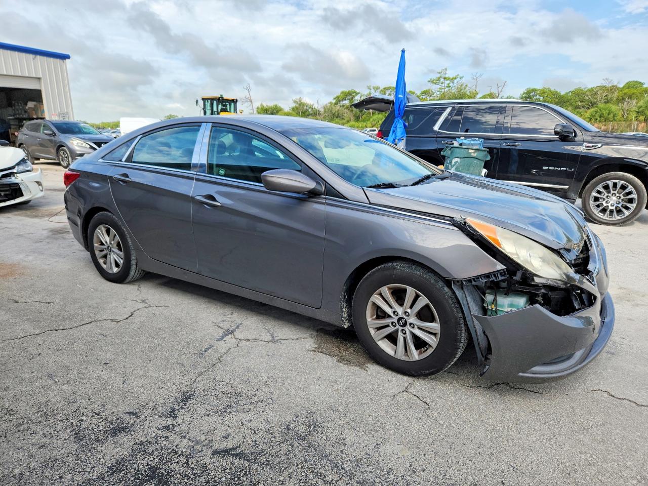 2012 Hyundai Sonata Gls Gray vin: 5NPEB4AC2CH392759