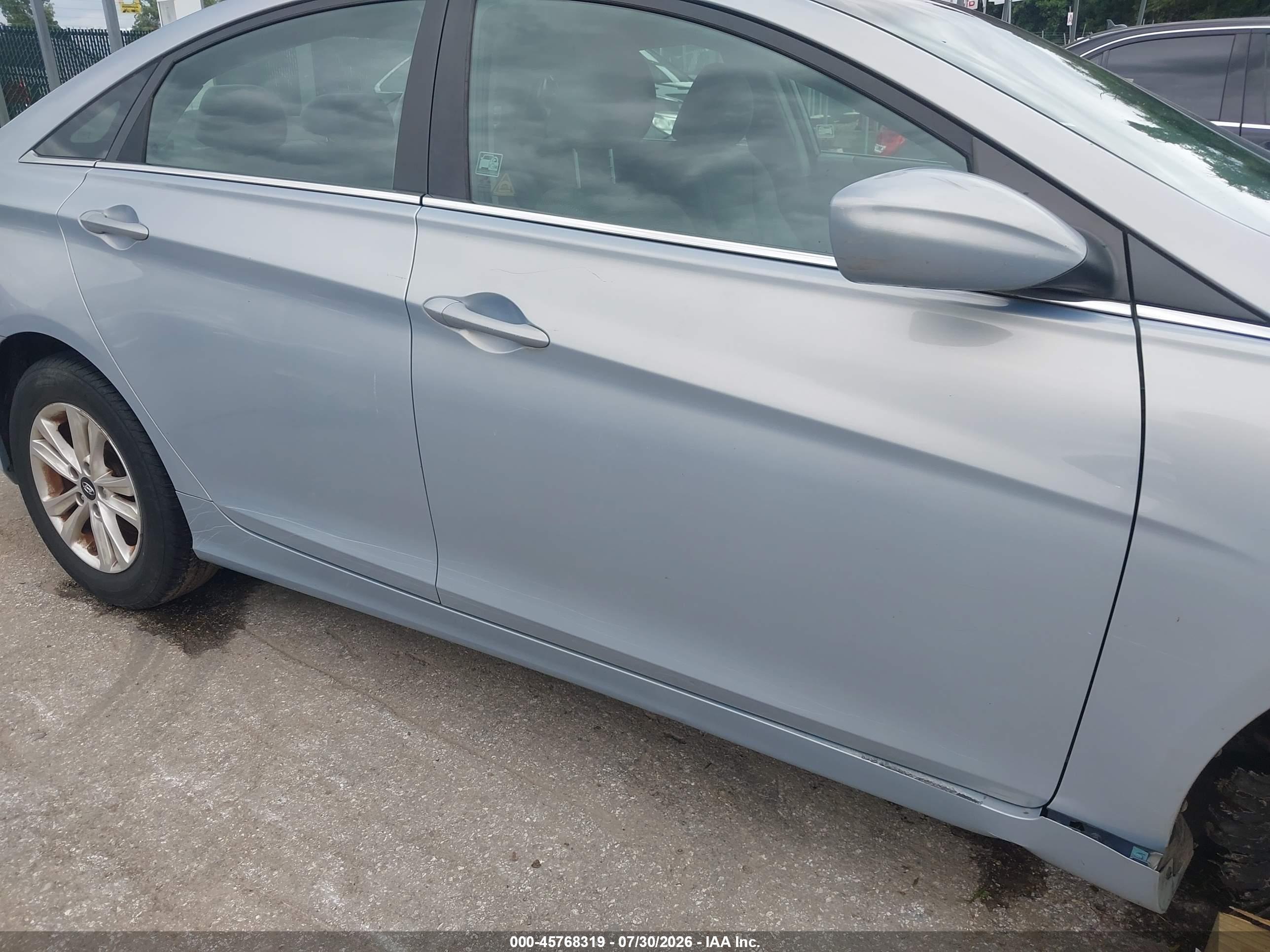 2012 Hyundai Sonata Gls Blue vin: 5NPEB4AC2CH402819