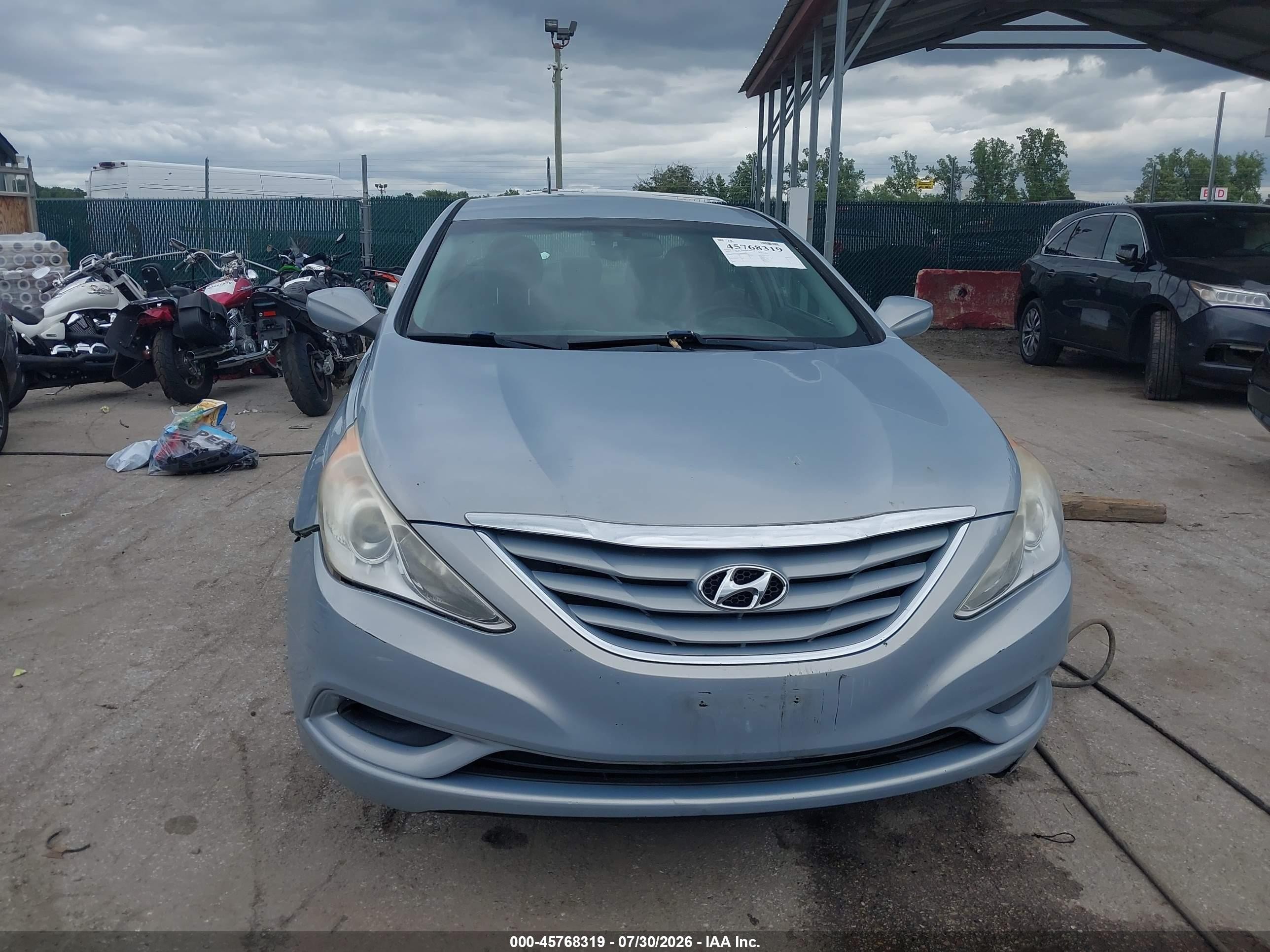 2012 Hyundai Sonata Gls Blue vin: 5NPEB4AC2CH402819
